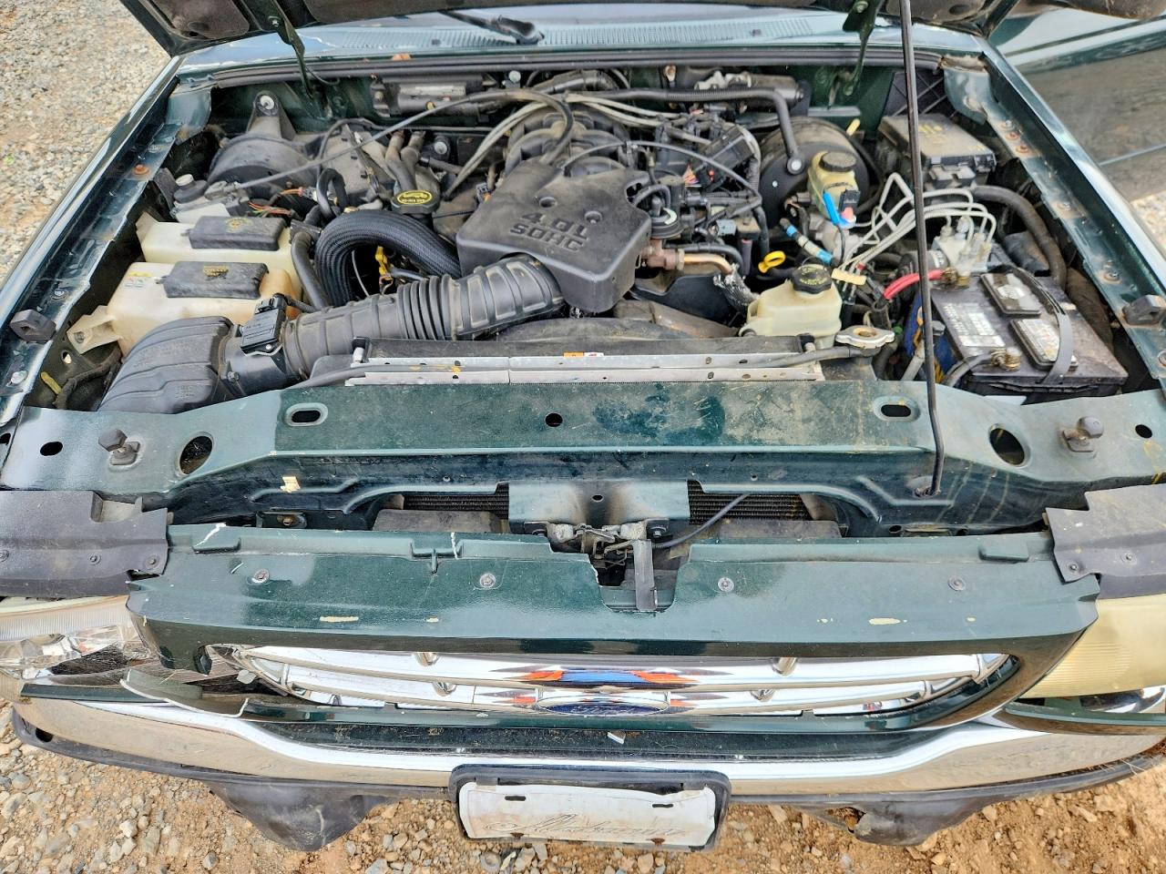 2002 Ford Ranger Super Cab Green vin: 1FTYR44E42PA13608