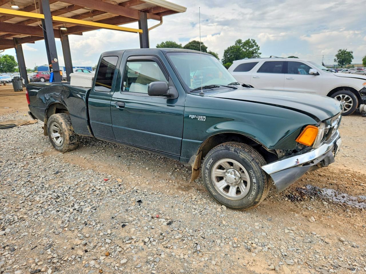 2002 Ford Ranger Super Cab Green vin: 1FTYR44E42PA13608