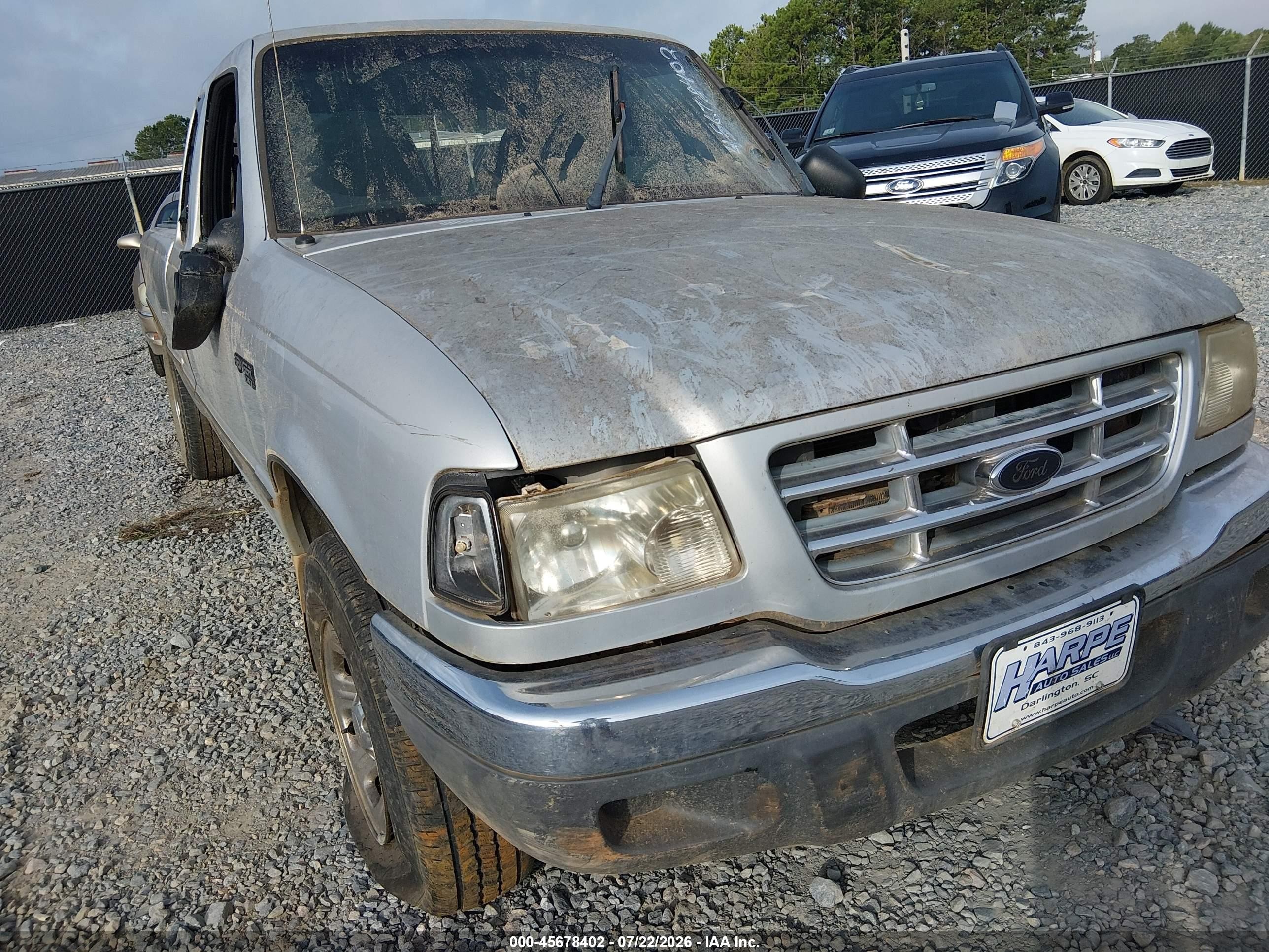2002 Ford Ranger Xlt Silver vin: 1FTYR44E42TA65733