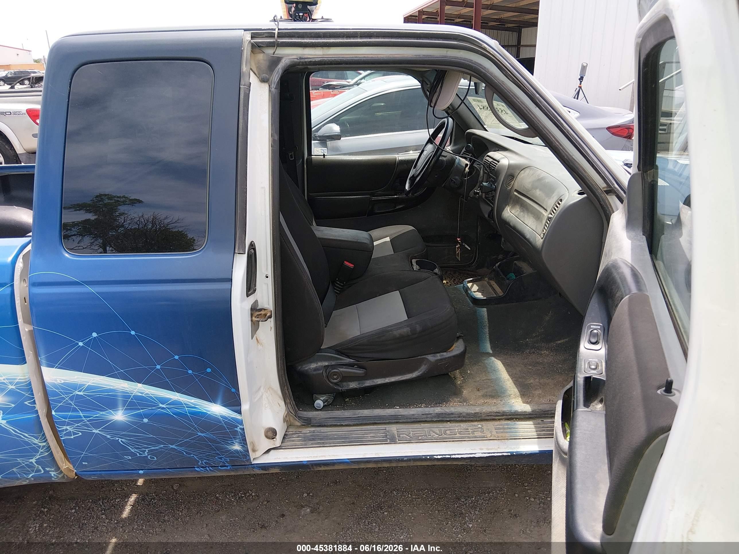 2005 Ford Ranger Edge/stx/xlt Blue vin: 1FTYR44E45PA10860