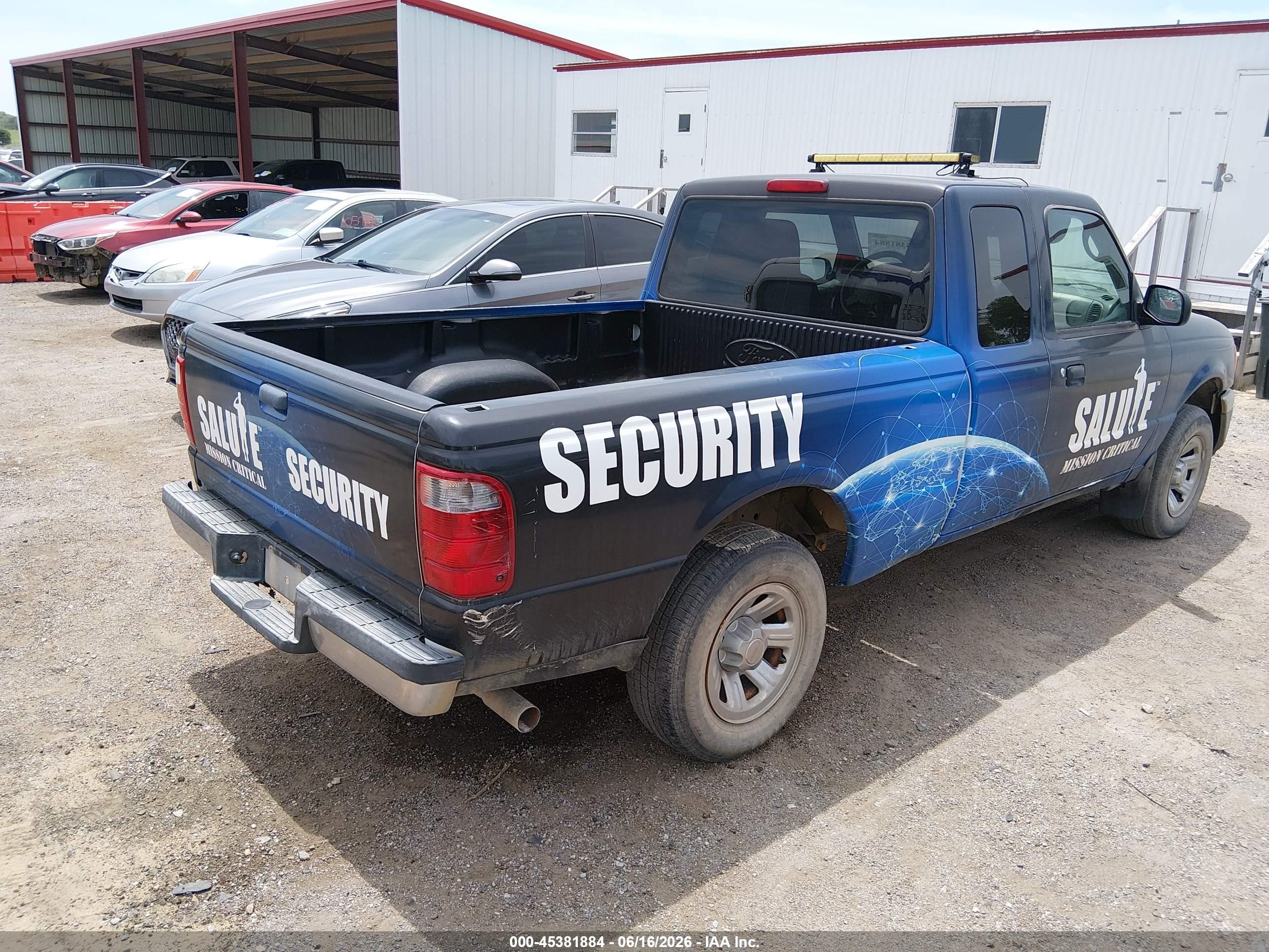 2005 Ford Ranger Edge/stx/xlt Blue vin: 1FTYR44E45PA10860