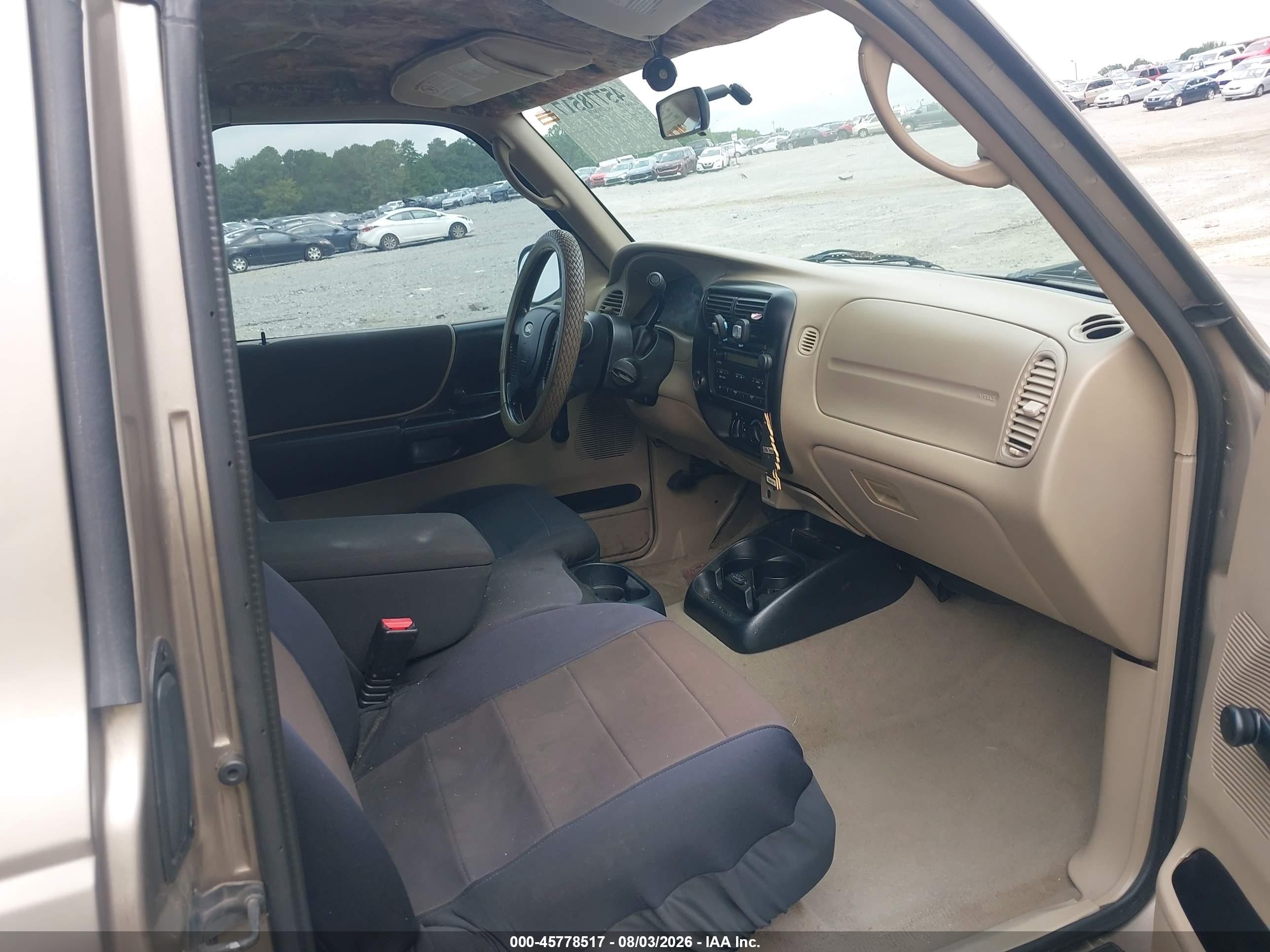 2005 Ford Ranger Edge/stx/xlt Tan vin: 1FTYR44E45PA95778