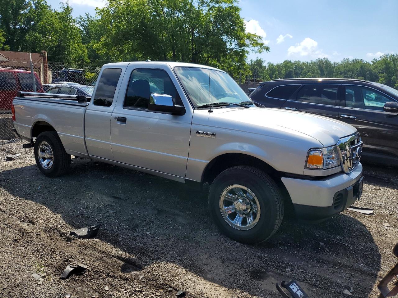 2008 Ford Ranger Super Cab Silver vin: 1FTYR44E48PA84199