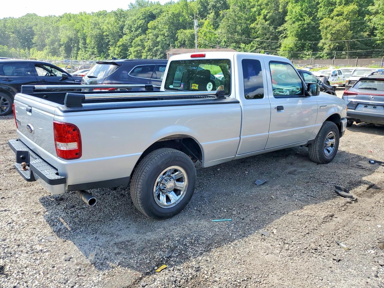 2008 Ford Ranger Super Cab Silver vin: 1FTYR44E48PA84199