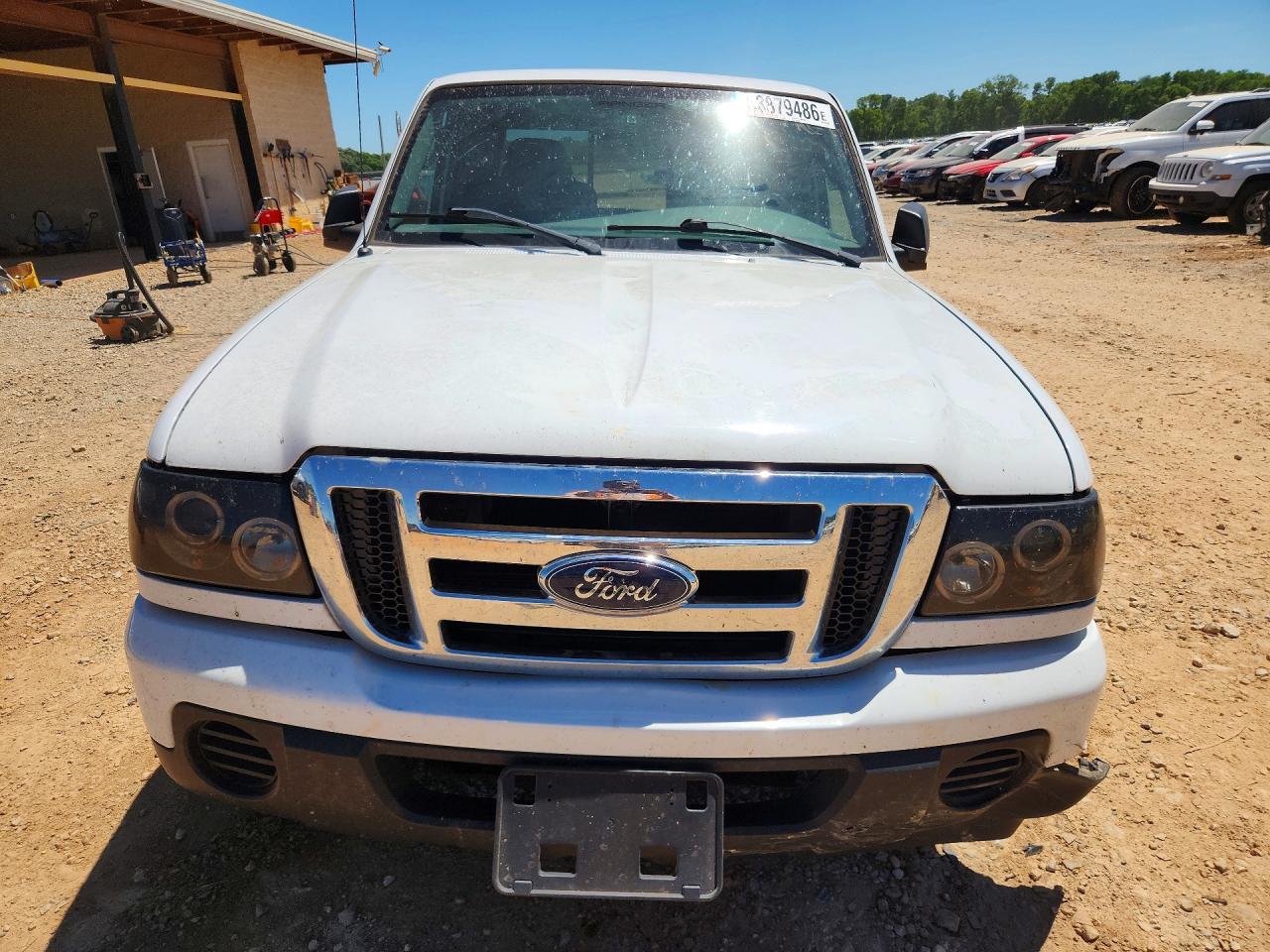 2009 Ford Ranger Super Cab White vin: 1FTYR44E49PA58588