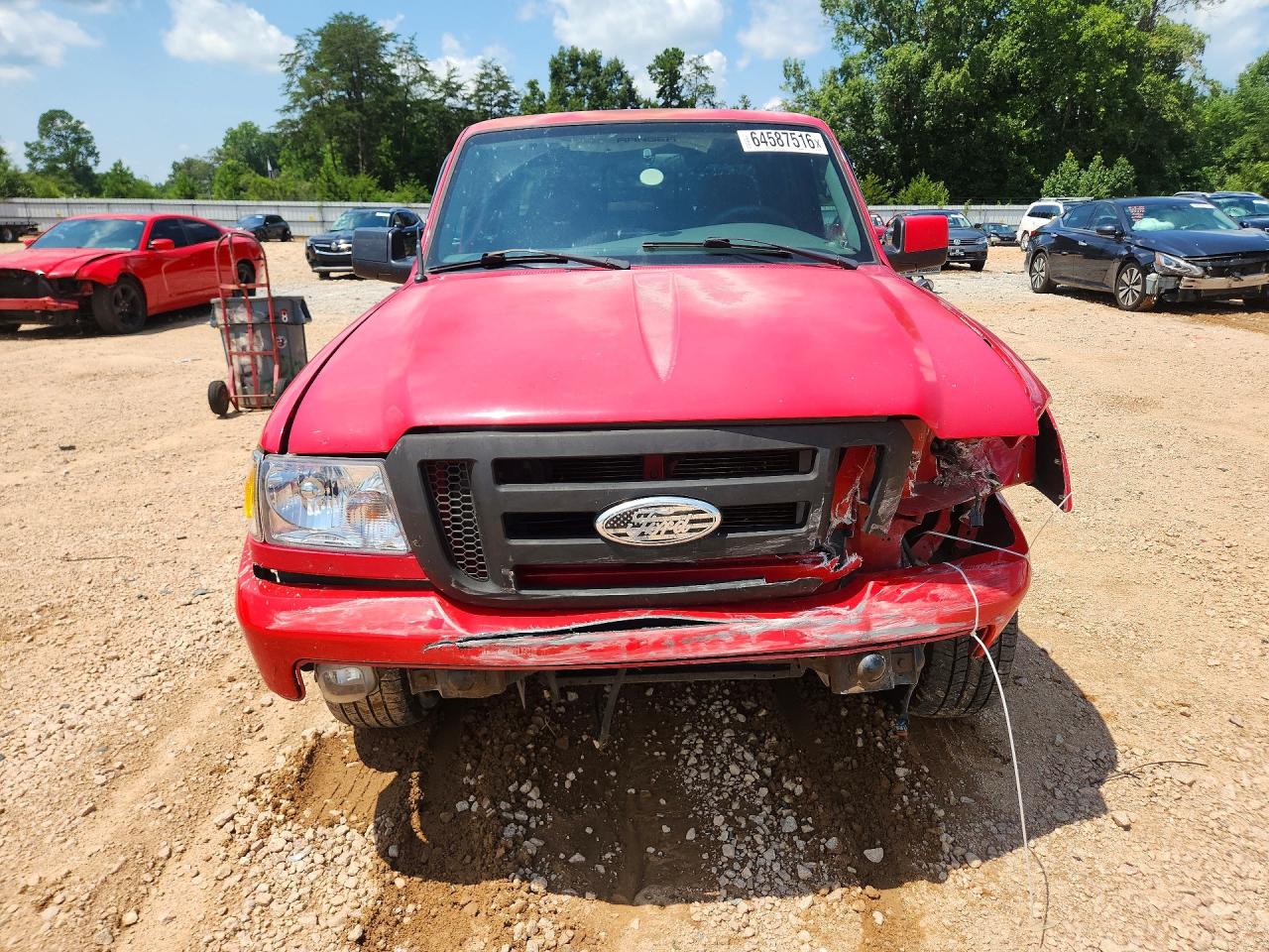 2006 Ford Ranger Super Cab Red vin: 1FTYR44E56PA37602
