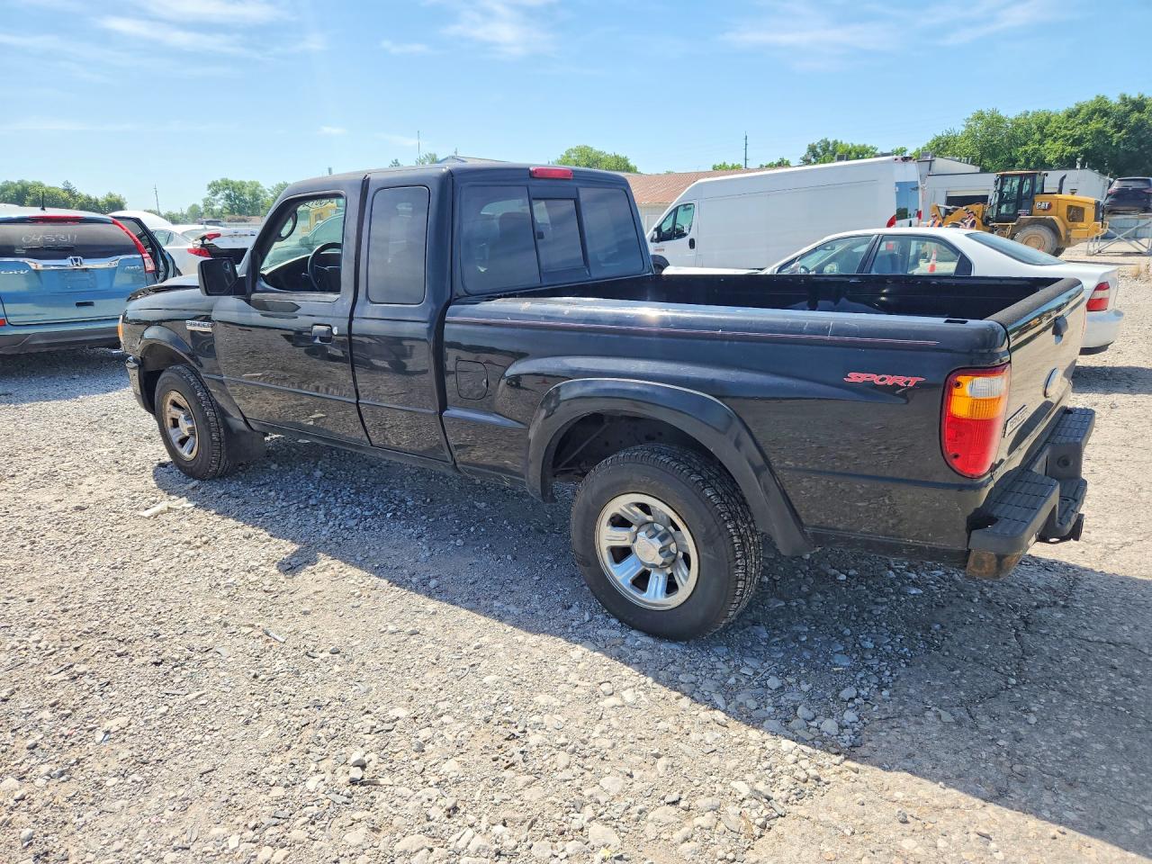 2008 Ford Ranger Super Cab Black vin: 1FTYR44E58PA95793