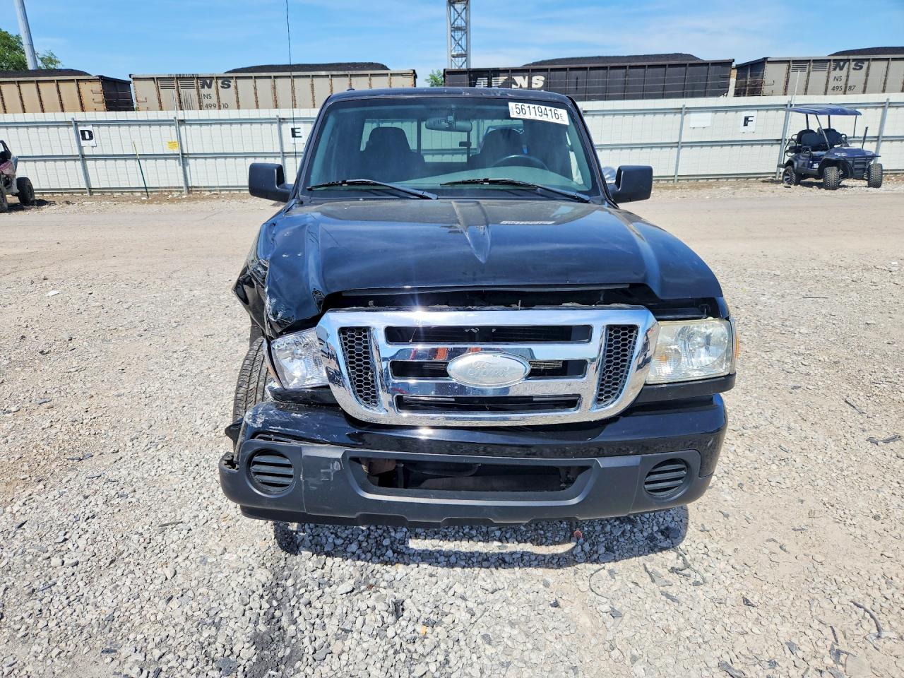 2008 Ford Ranger Super Cab Black vin: 1FTYR44E58PA95793