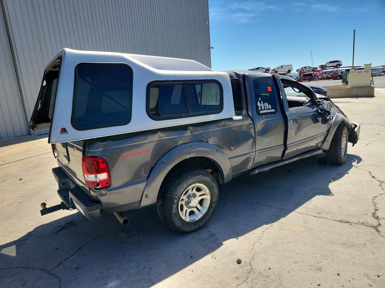 2009 Ford Ranger Super Cab Серый vin: 1FTYR44E59PA06967
