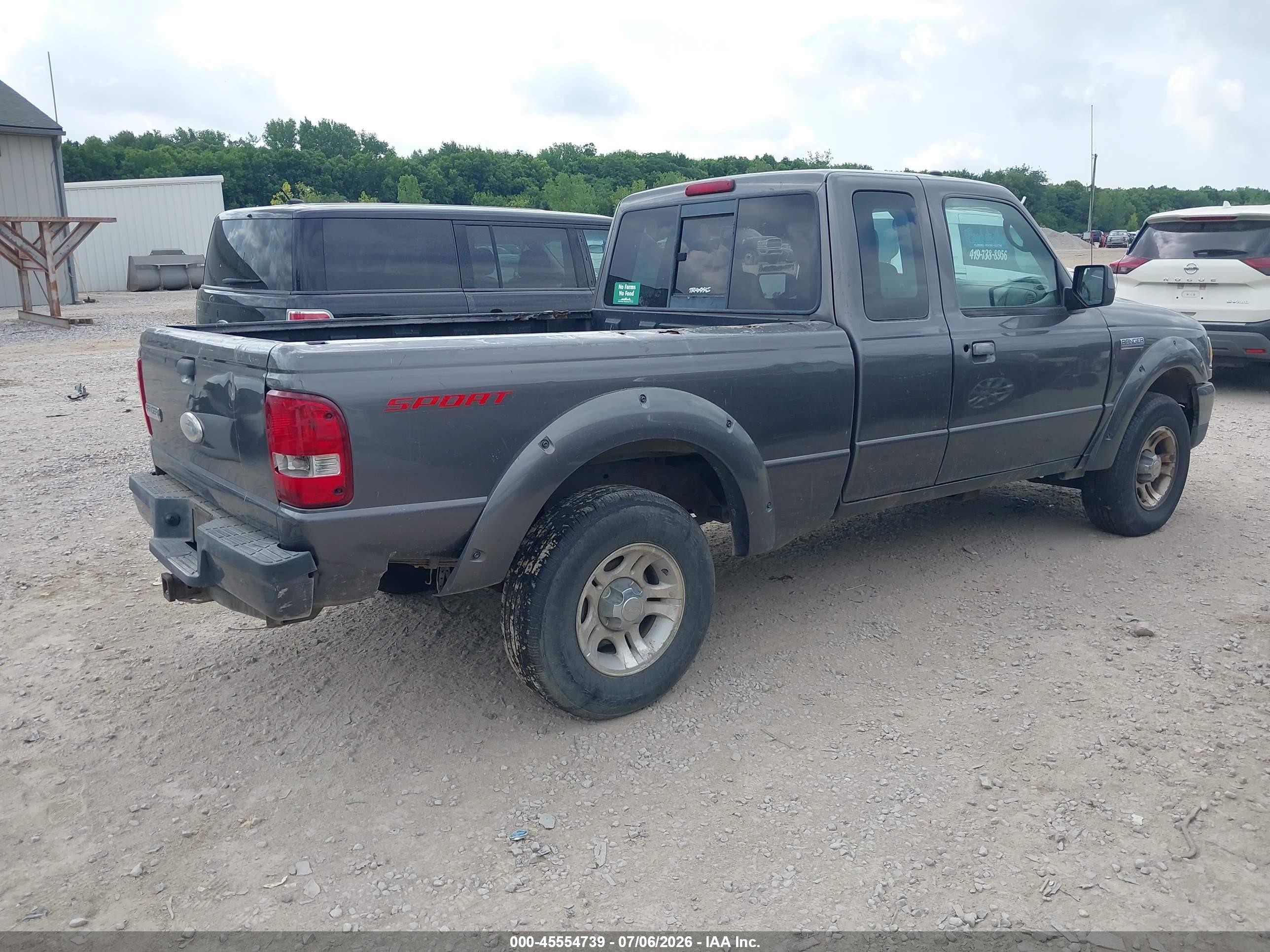 2009 Ford Ranger Sport/xlt Серый vin: 1FTYR44E59PA59281