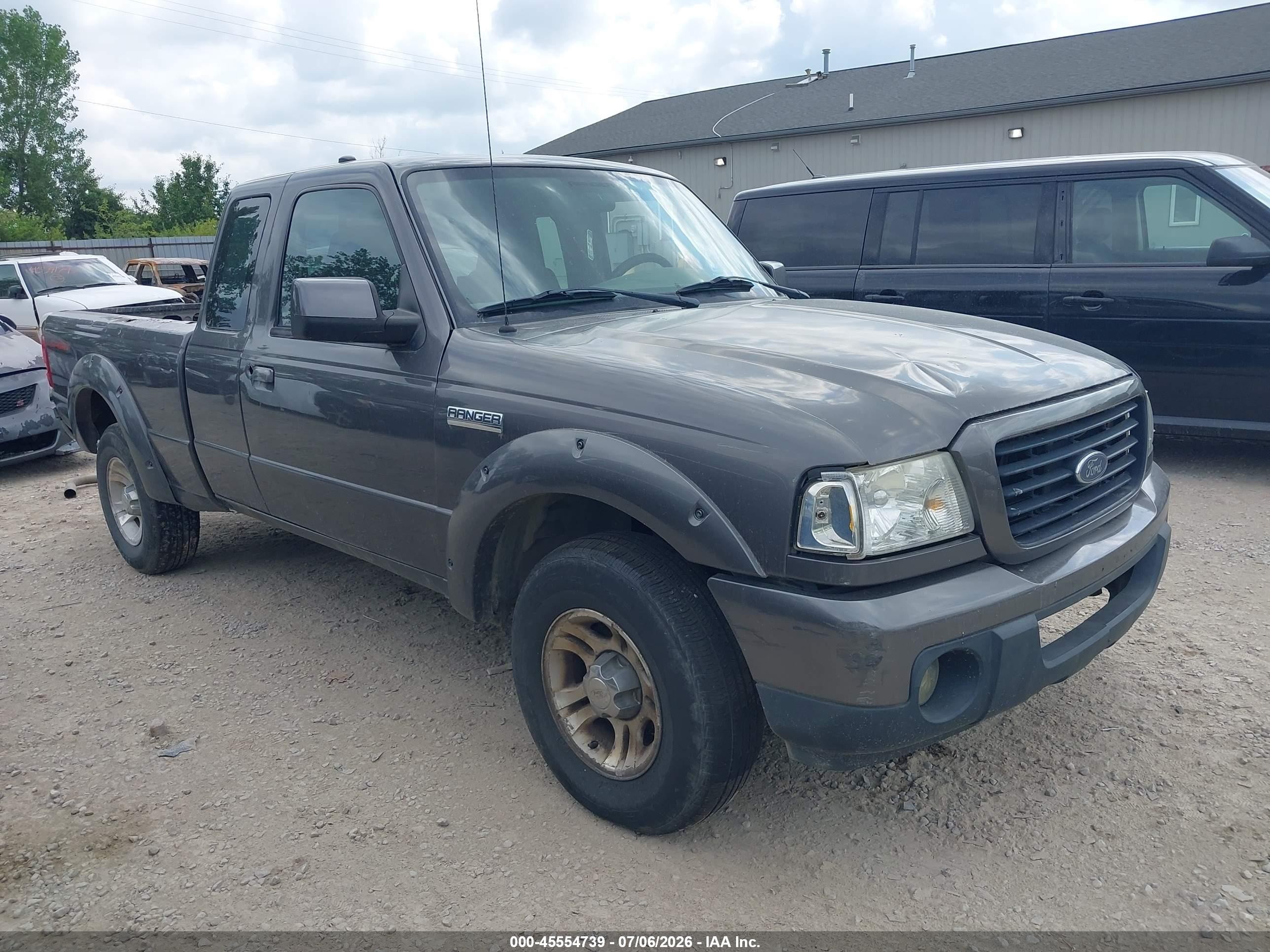 2009 Ford Ranger Sport/xlt Серый vin: 1FTYR44E59PA59281