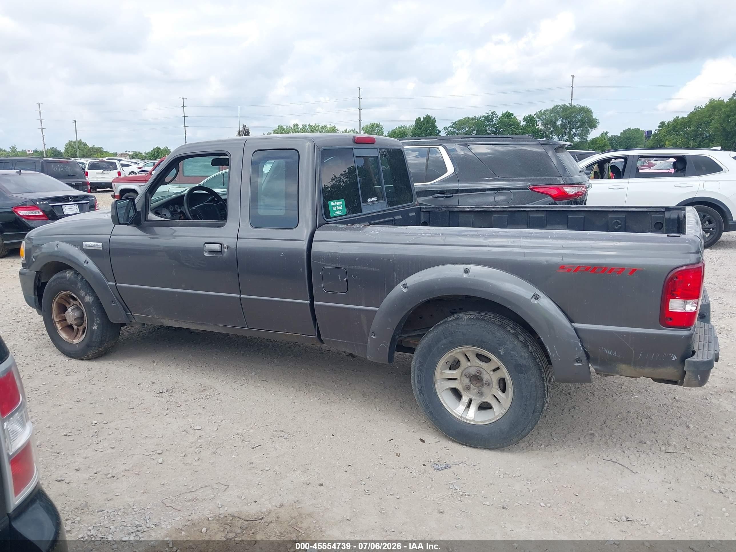 2009 Ford Ranger Sport/xlt Серый vin: 1FTYR44E59PA59281