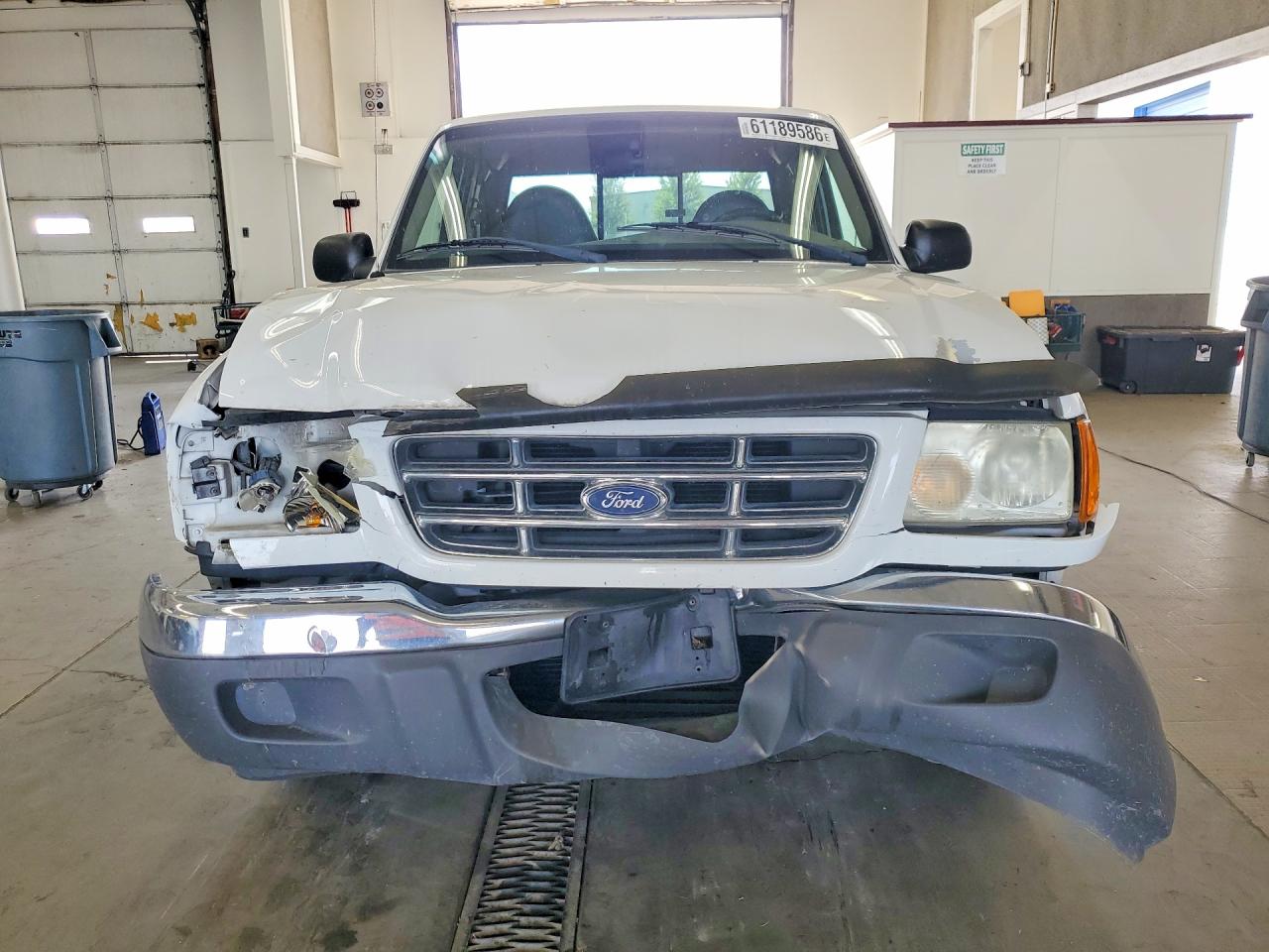2002 Ford Ranger Super Cab White vin: 1FTYR44E62PA20916