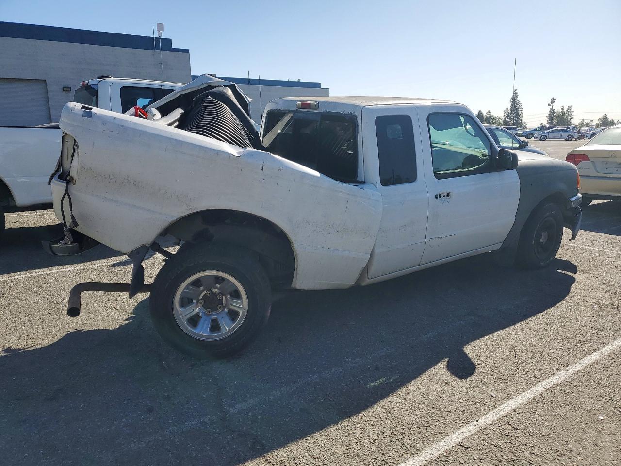 2003 Ford Ranger Super Cab White vin: 1FTYR44E63PA26085