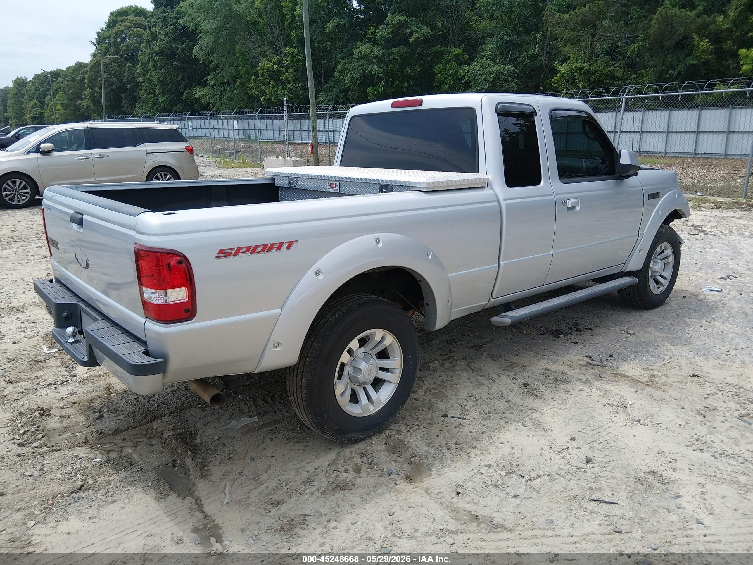 2007 Ford Ranger Sport/stx/xlt Silver vin: 1FTYR44E67PA82713
