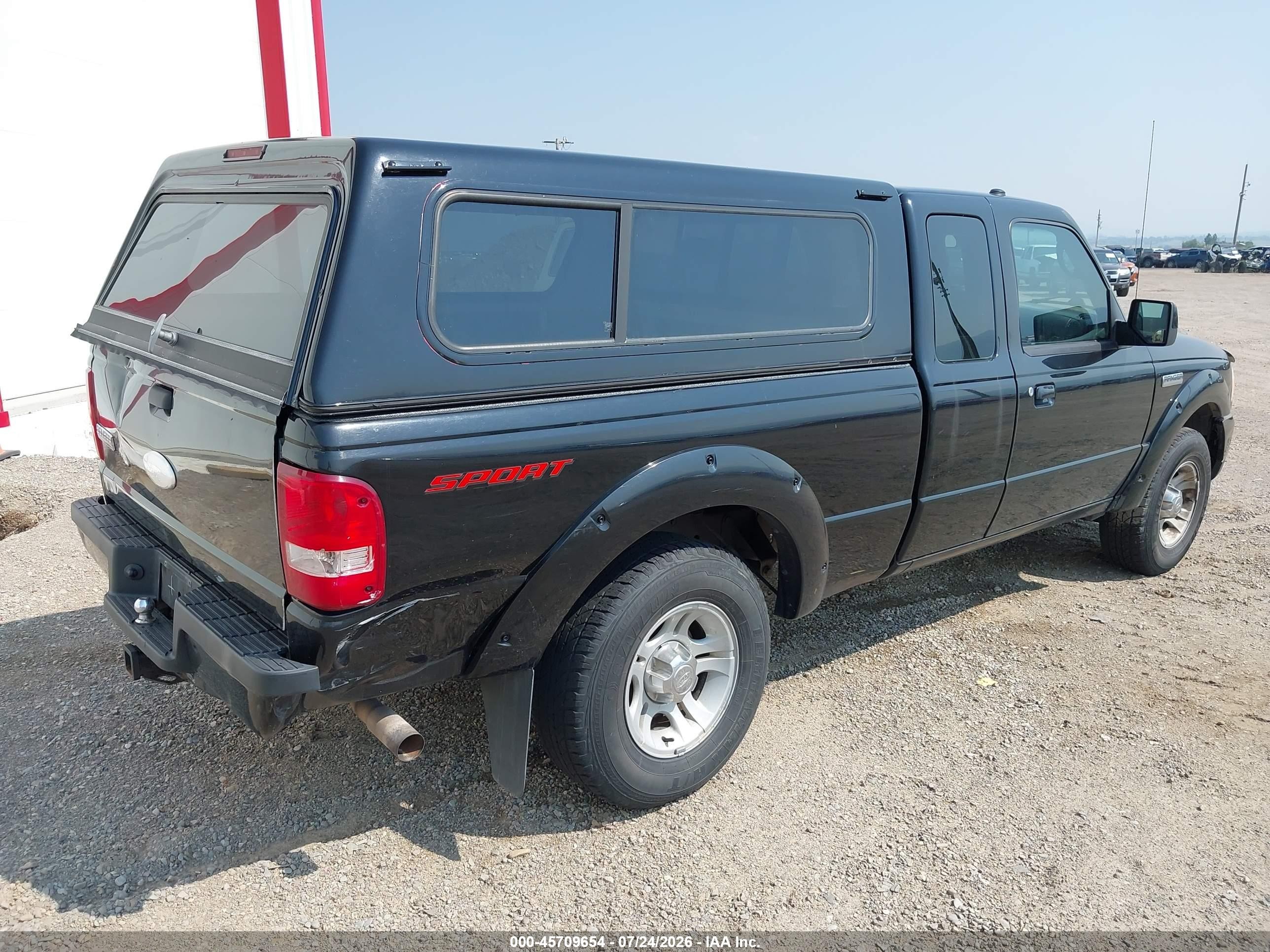 2009 Ford Ranger Sport/xlt Black vin: 1FTYR44E69PA60102