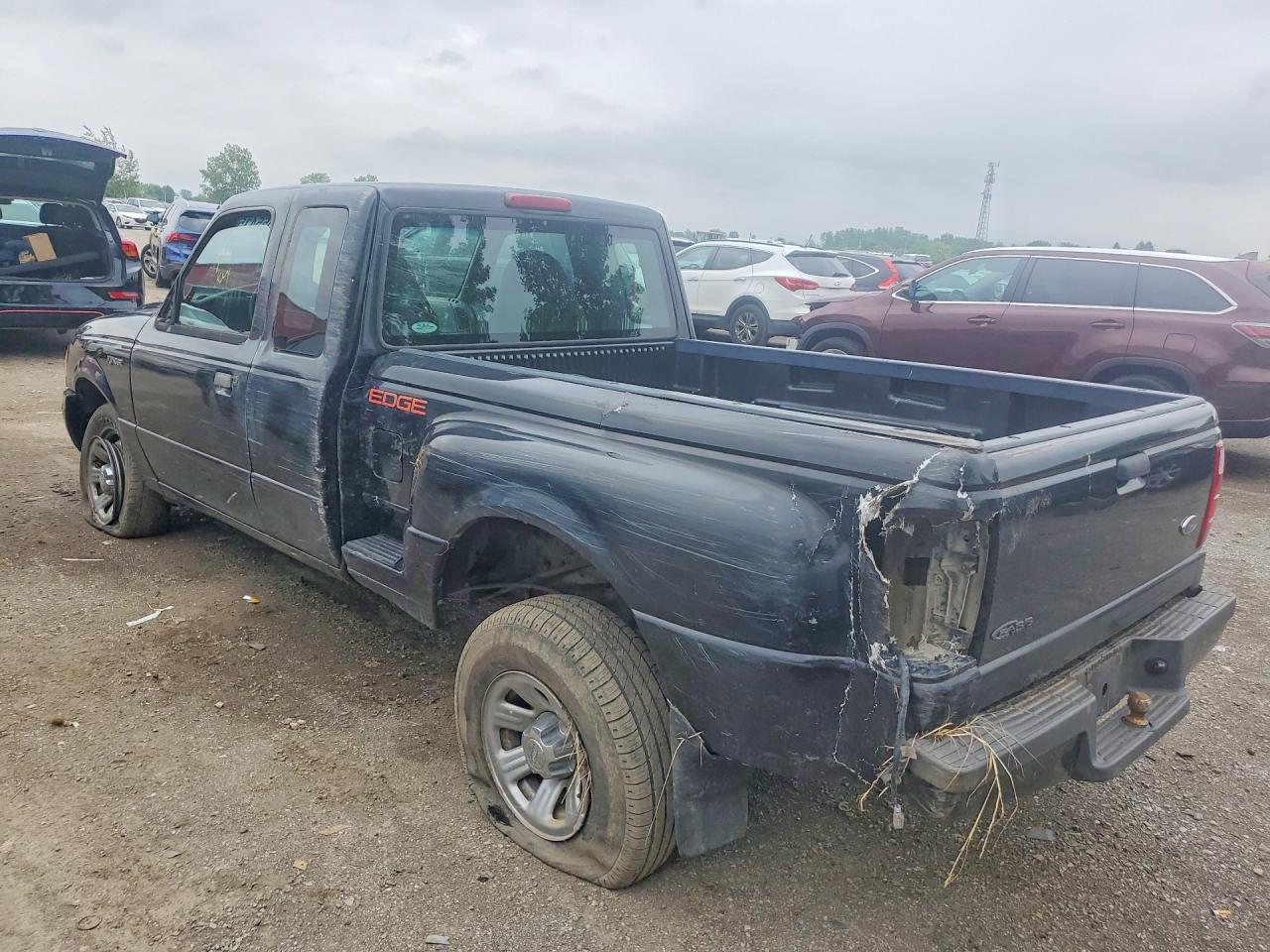 2002 Ford Ranger Super Cab Black vin: 1FTYR44E72PB69240