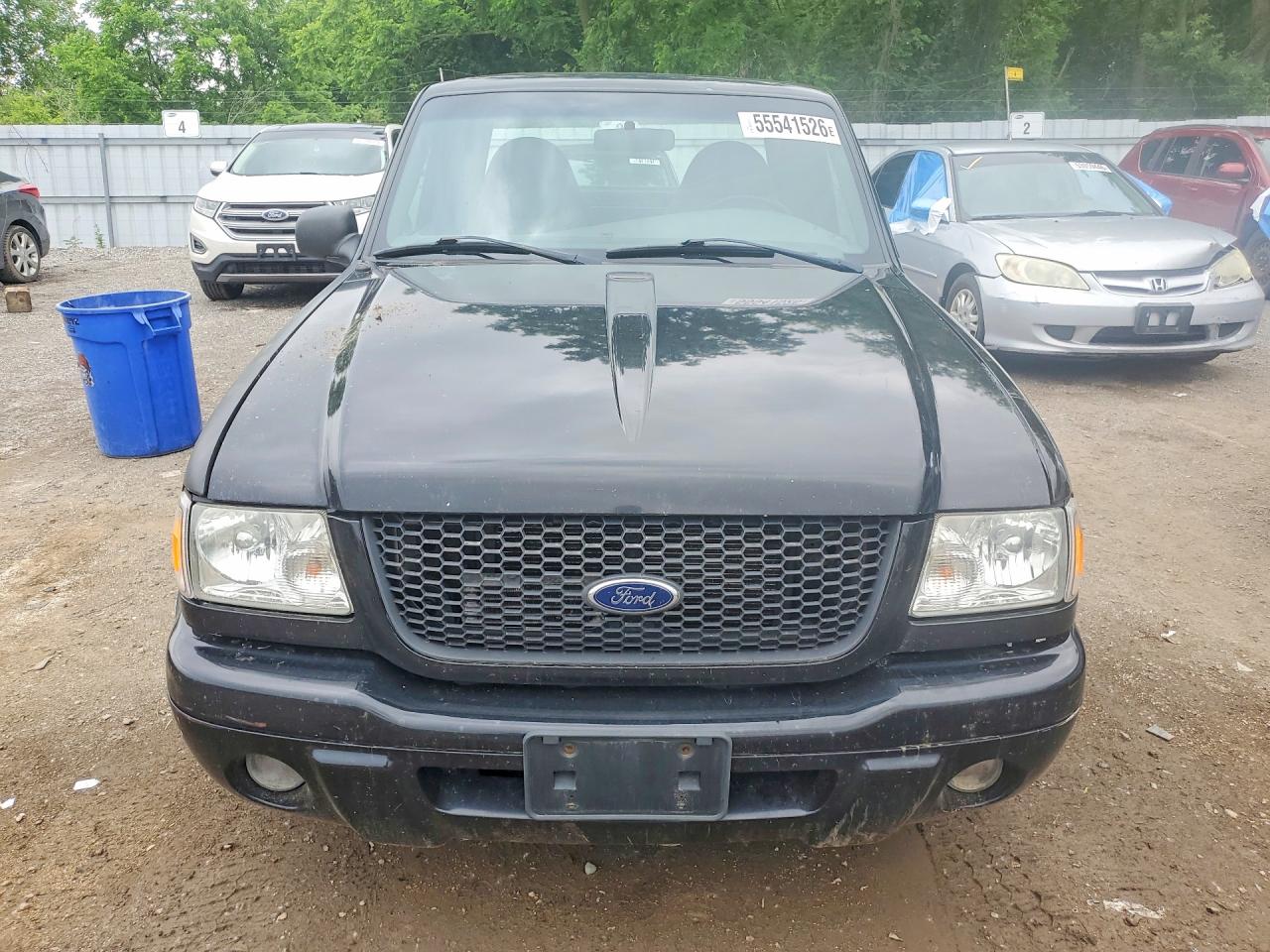 2002 Ford Ranger Super Cab Black vin: 1FTYR44E72PB69240