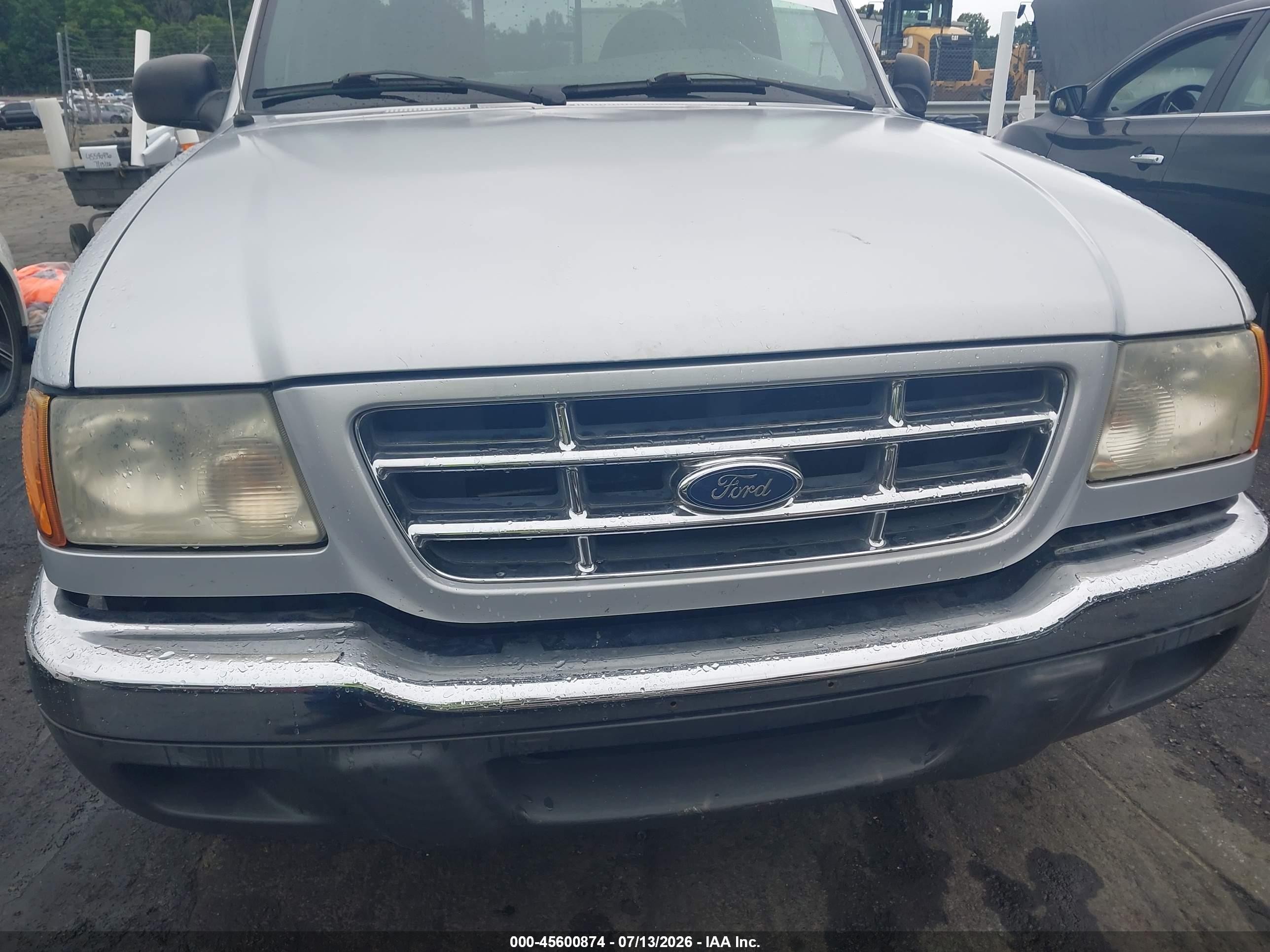 2002 Ford Ranger Xlt Silver vin: 1FTYR44E72TA38400