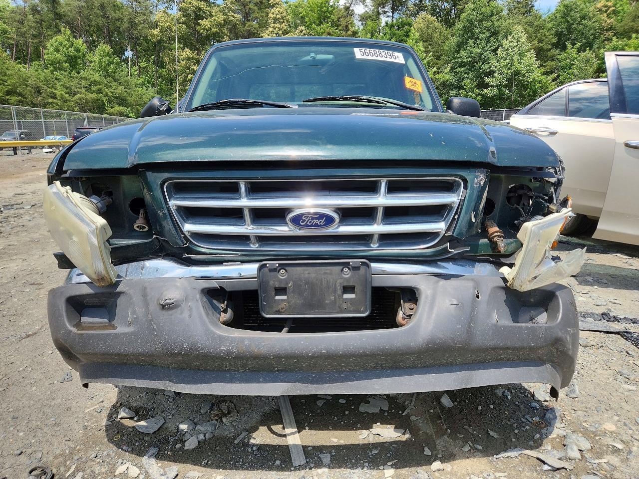 2003 Ford Ranger Green vin: 1FTYR44E73PA95450