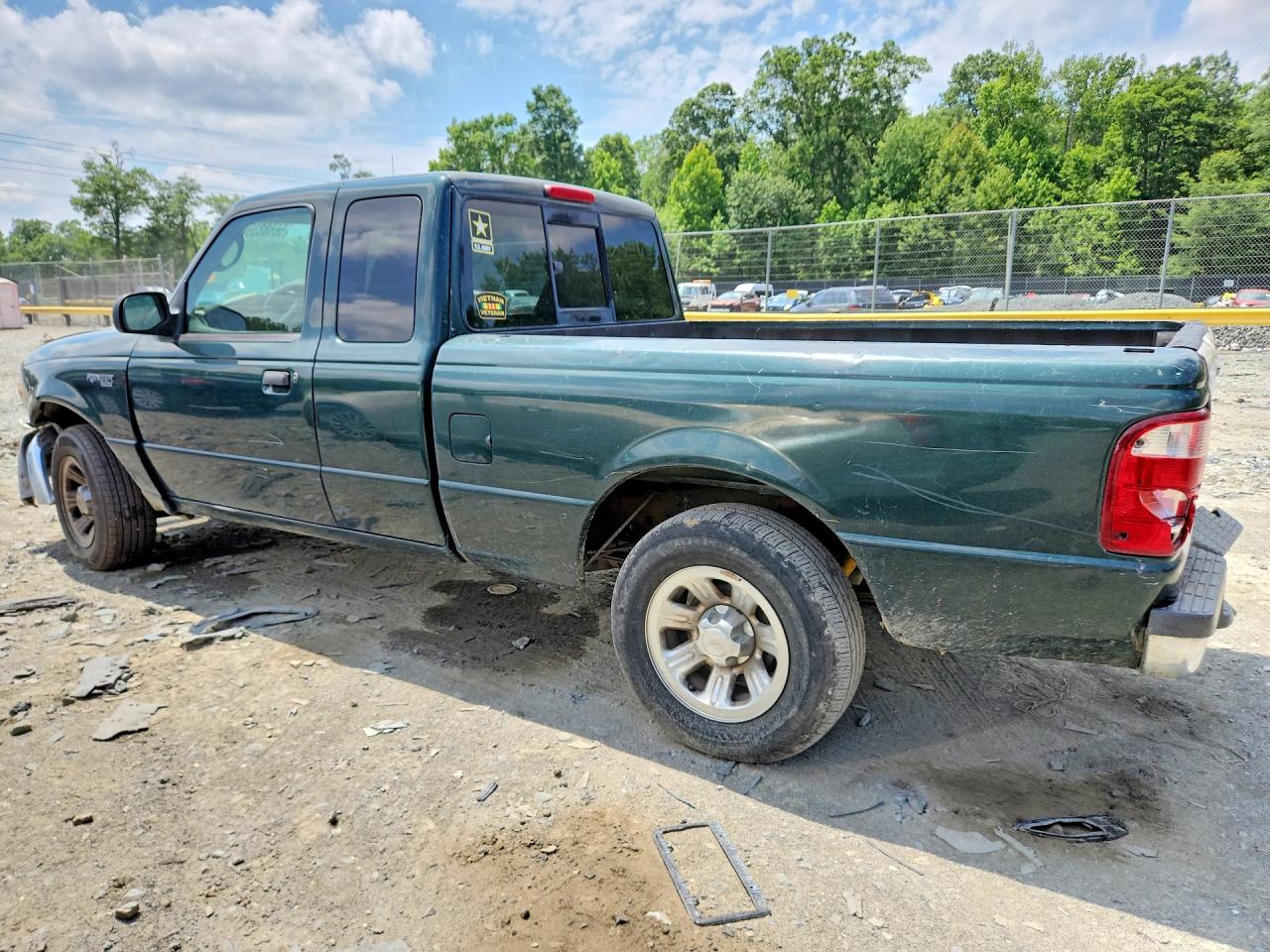 2003 Ford Ranger Green vin: 1FTYR44E73PA95450