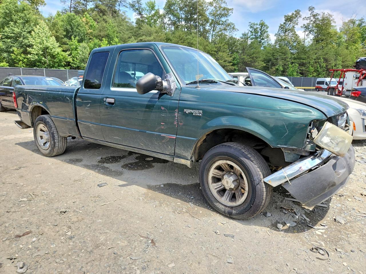 2003 Ford Ranger Green vin: 1FTYR44E73PA95450