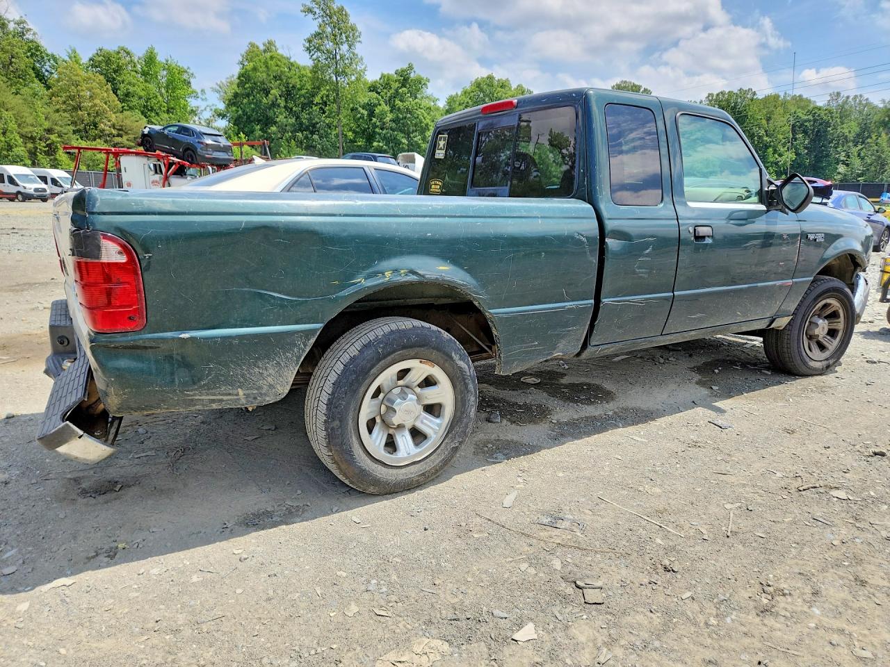 2003 Ford Ranger Green vin: 1FTYR44E73PA95450