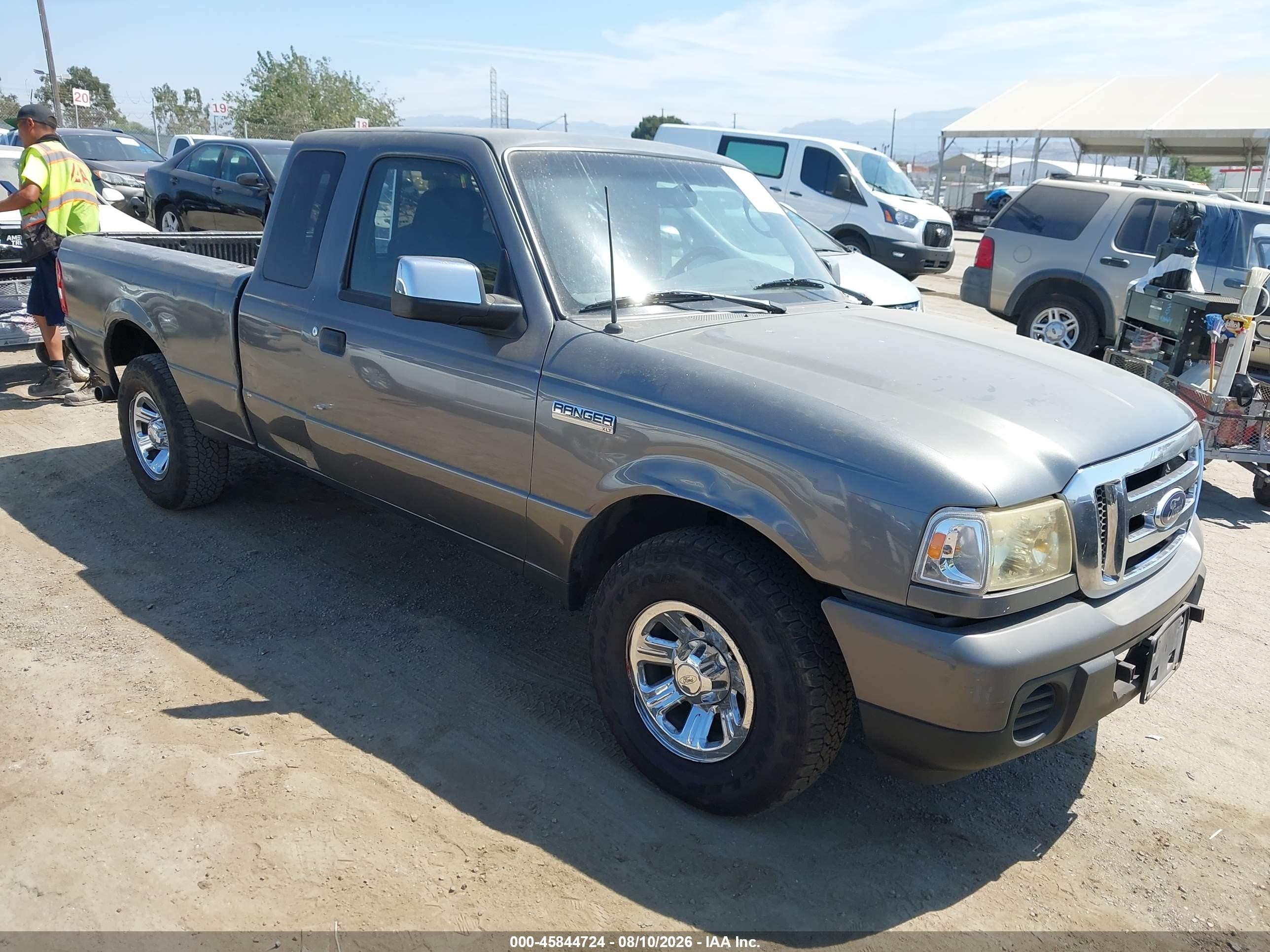 2008 Ford Ranger Sport/xlt Gray vin: 1FTYR44E78PA48233