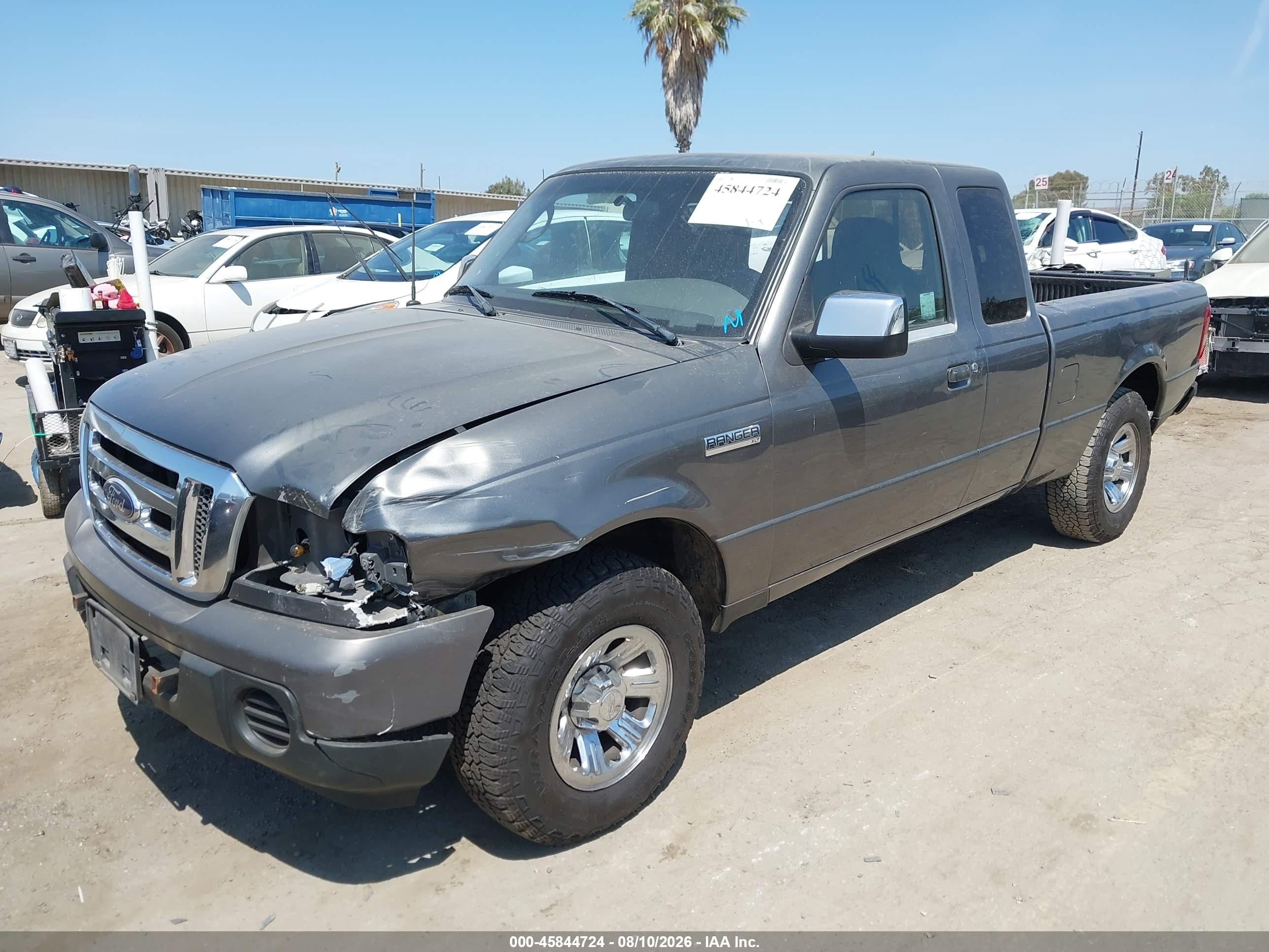 2008 Ford Ranger Sport/xlt Gray vin: 1FTYR44E78PA48233