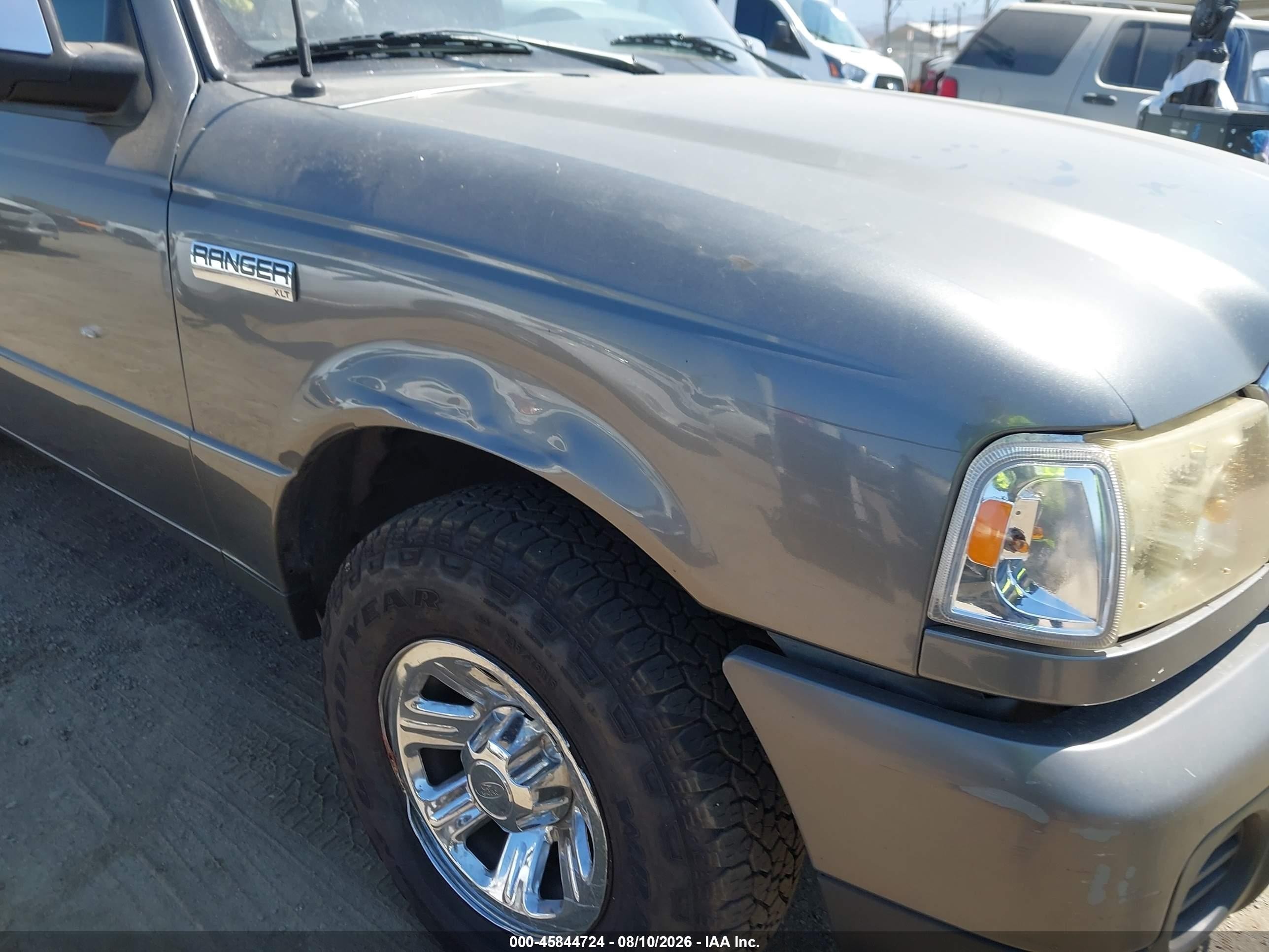 2008 Ford Ranger Sport/xlt Gray vin: 1FTYR44E78PA48233