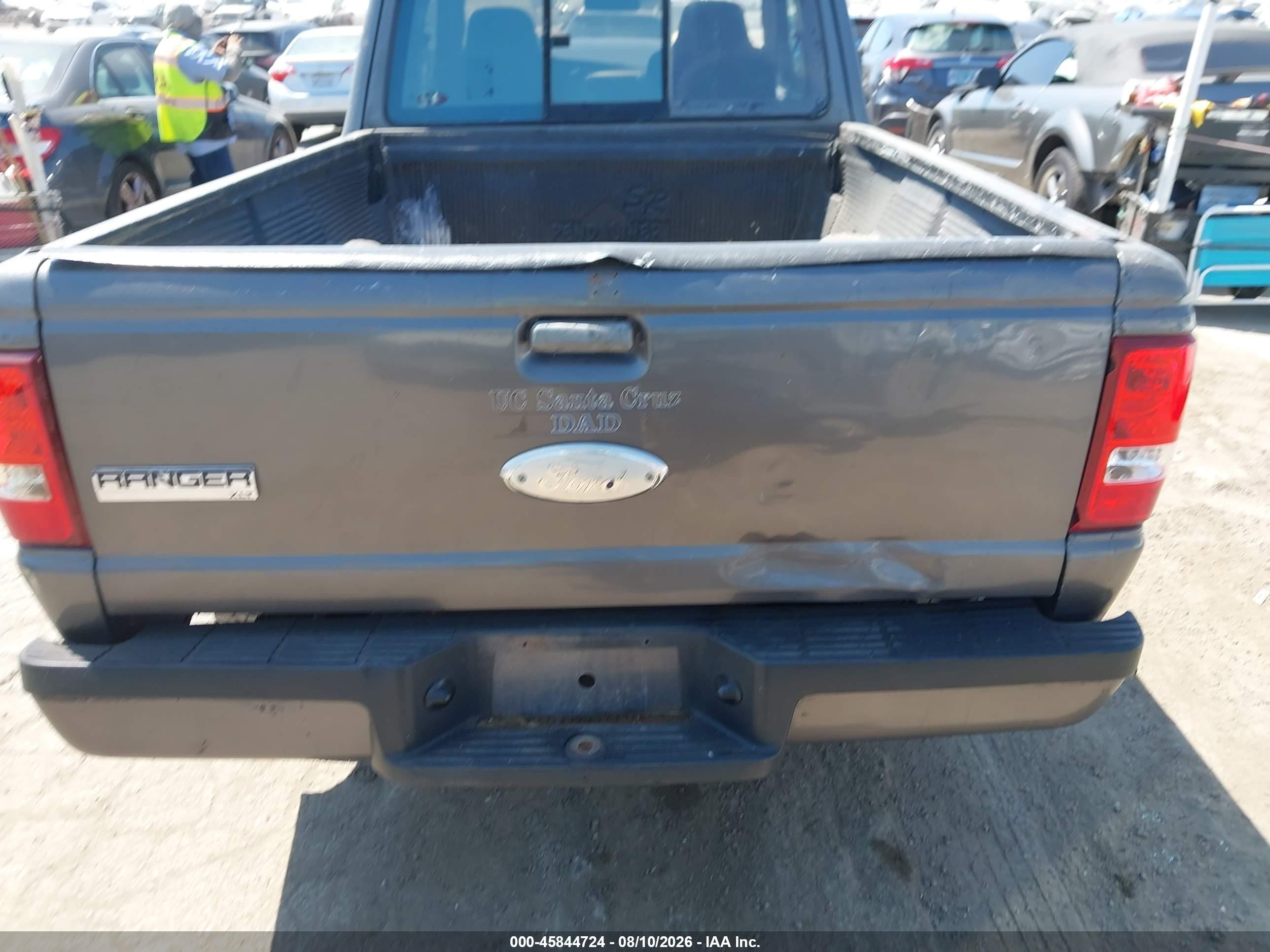 2008 Ford Ranger Sport/xlt Gray vin: 1FTYR44E78PA48233