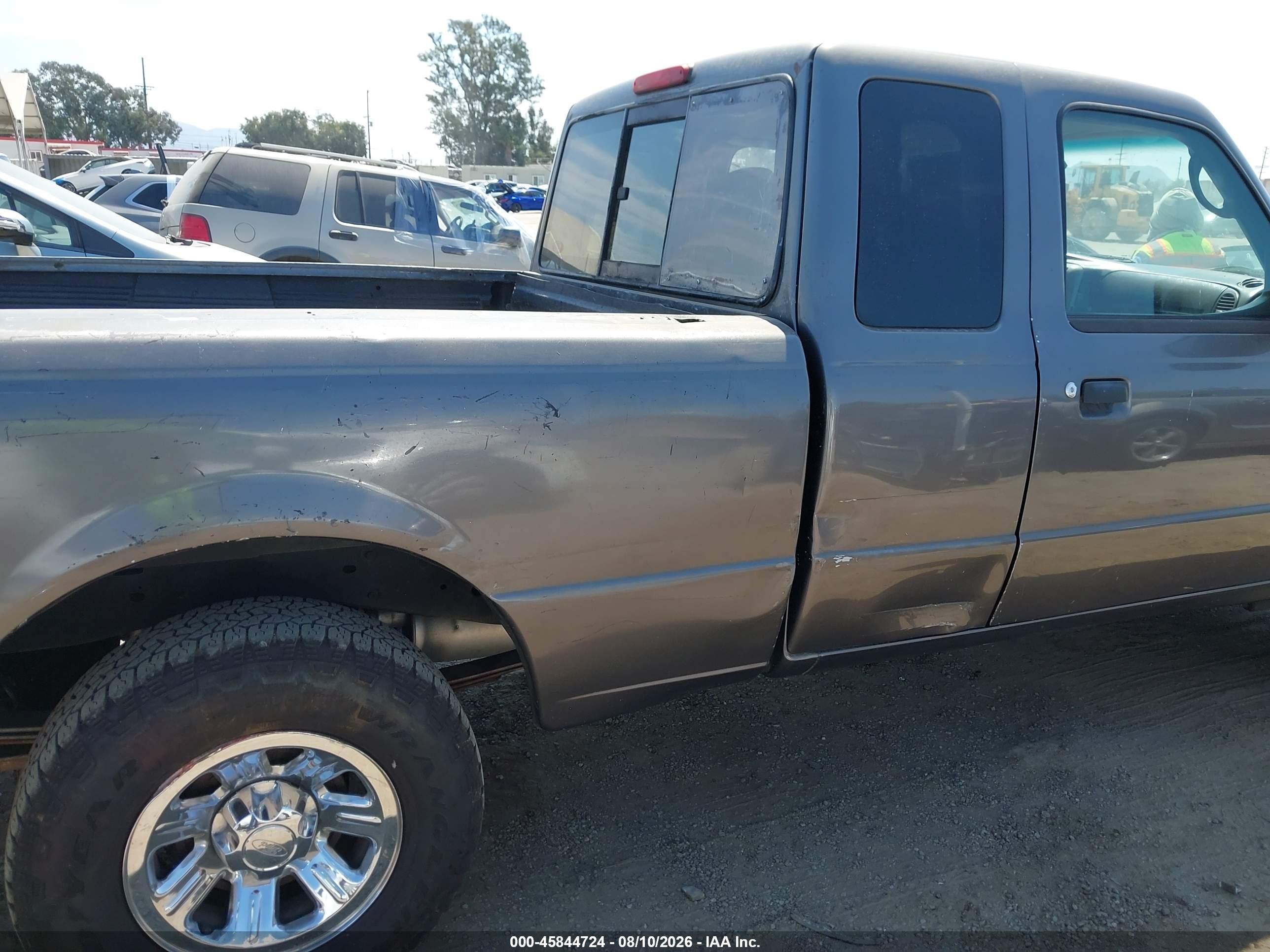 2008 Ford Ranger Sport/xlt Gray vin: 1FTYR44E78PA48233