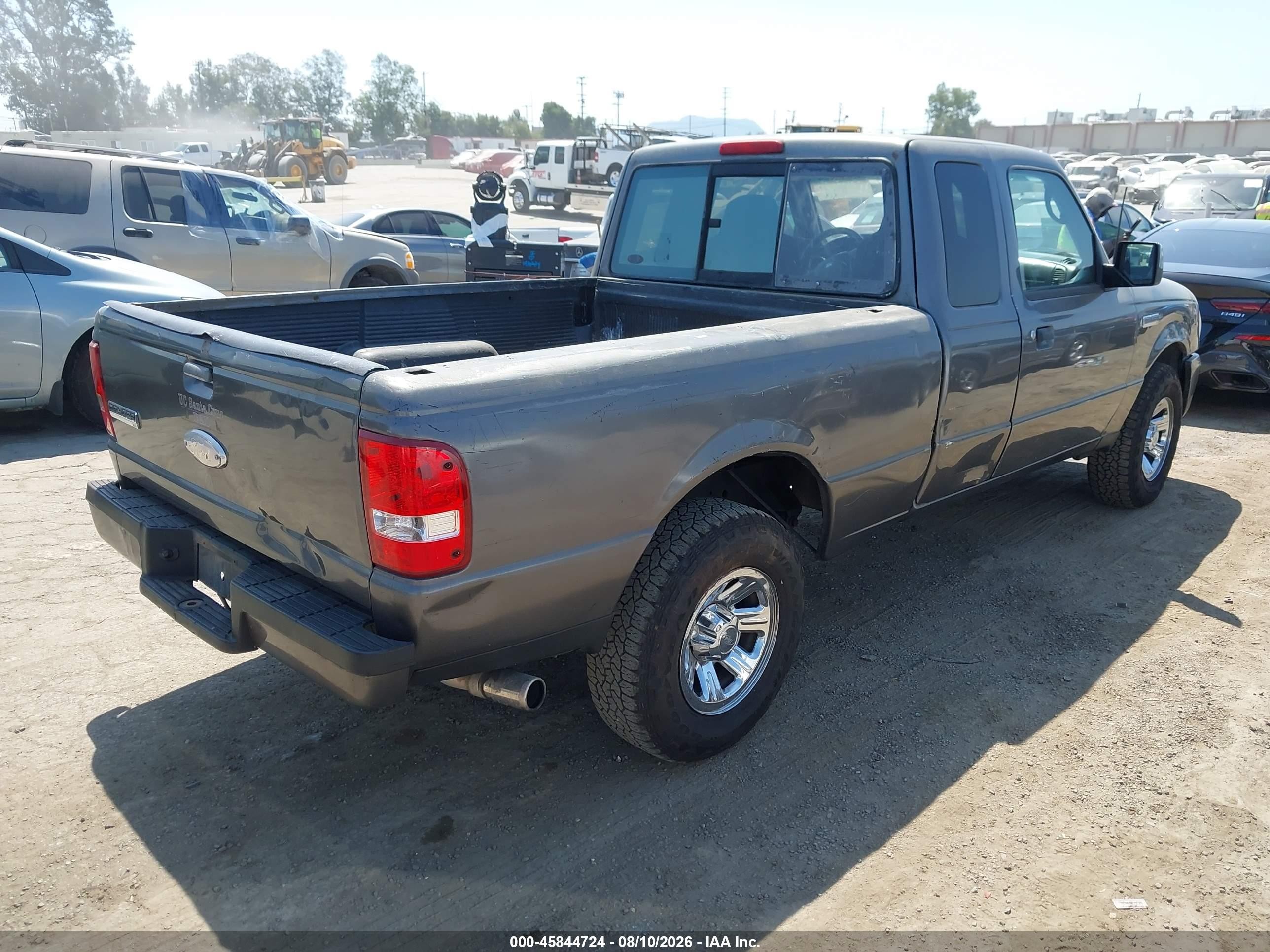 2008 Ford Ranger Sport/xlt Gray vin: 1FTYR44E78PA48233