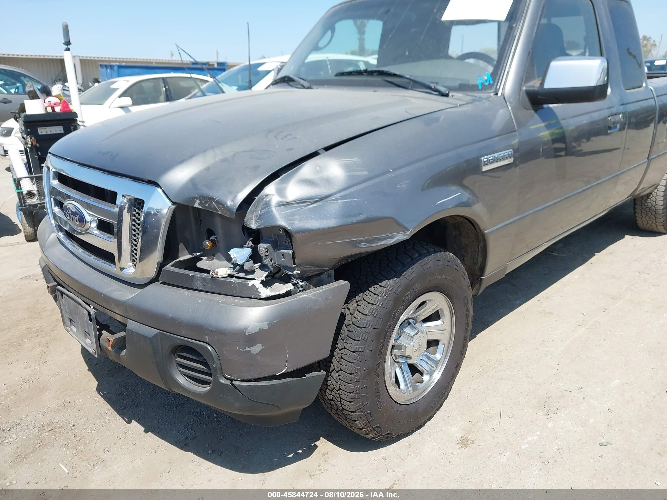 2008 Ford Ranger Sport/xlt Gray vin: 1FTYR44E78PA48233