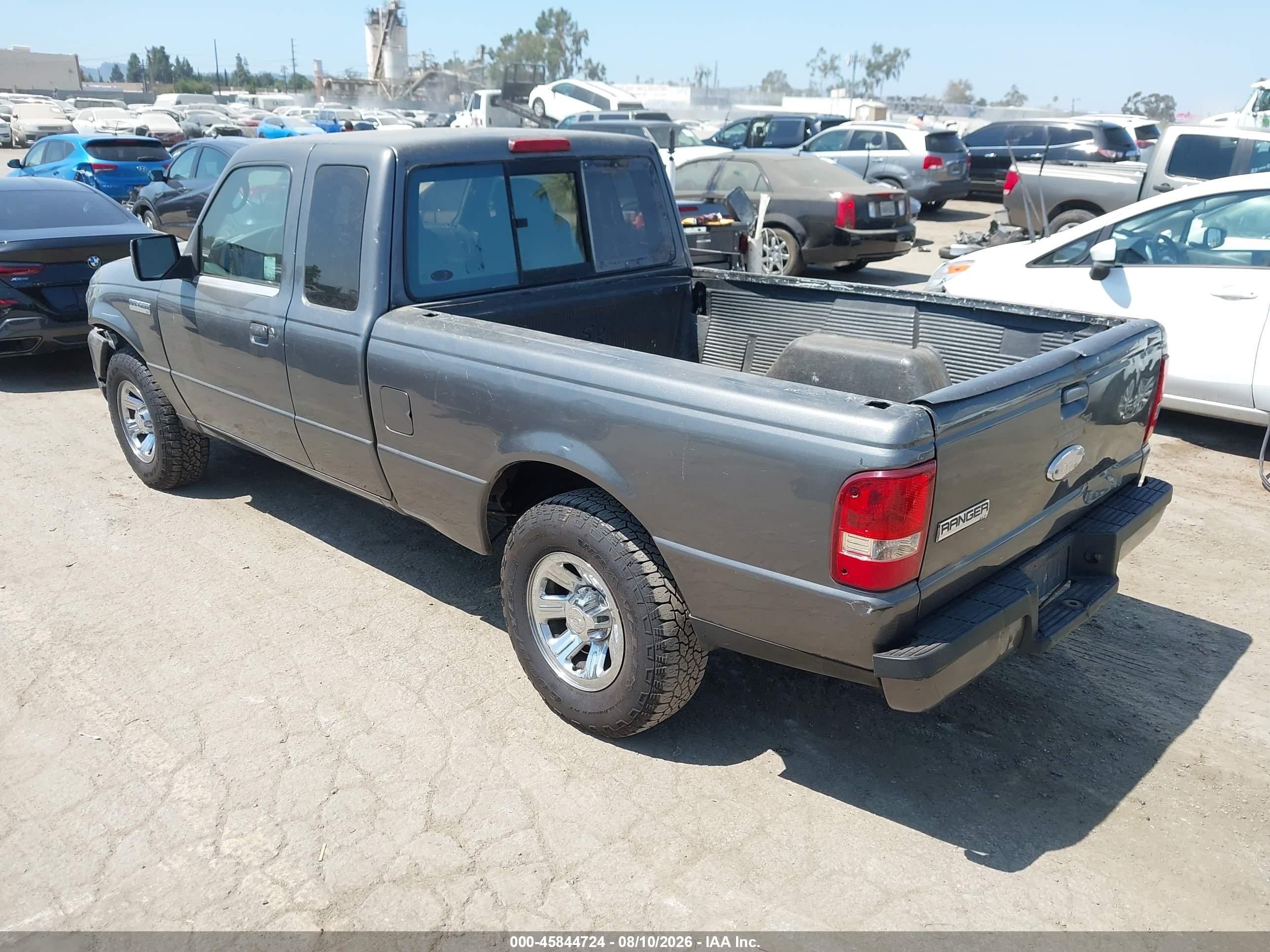 2008 Ford Ranger Sport/xlt Gray vin: 1FTYR44E78PA48233