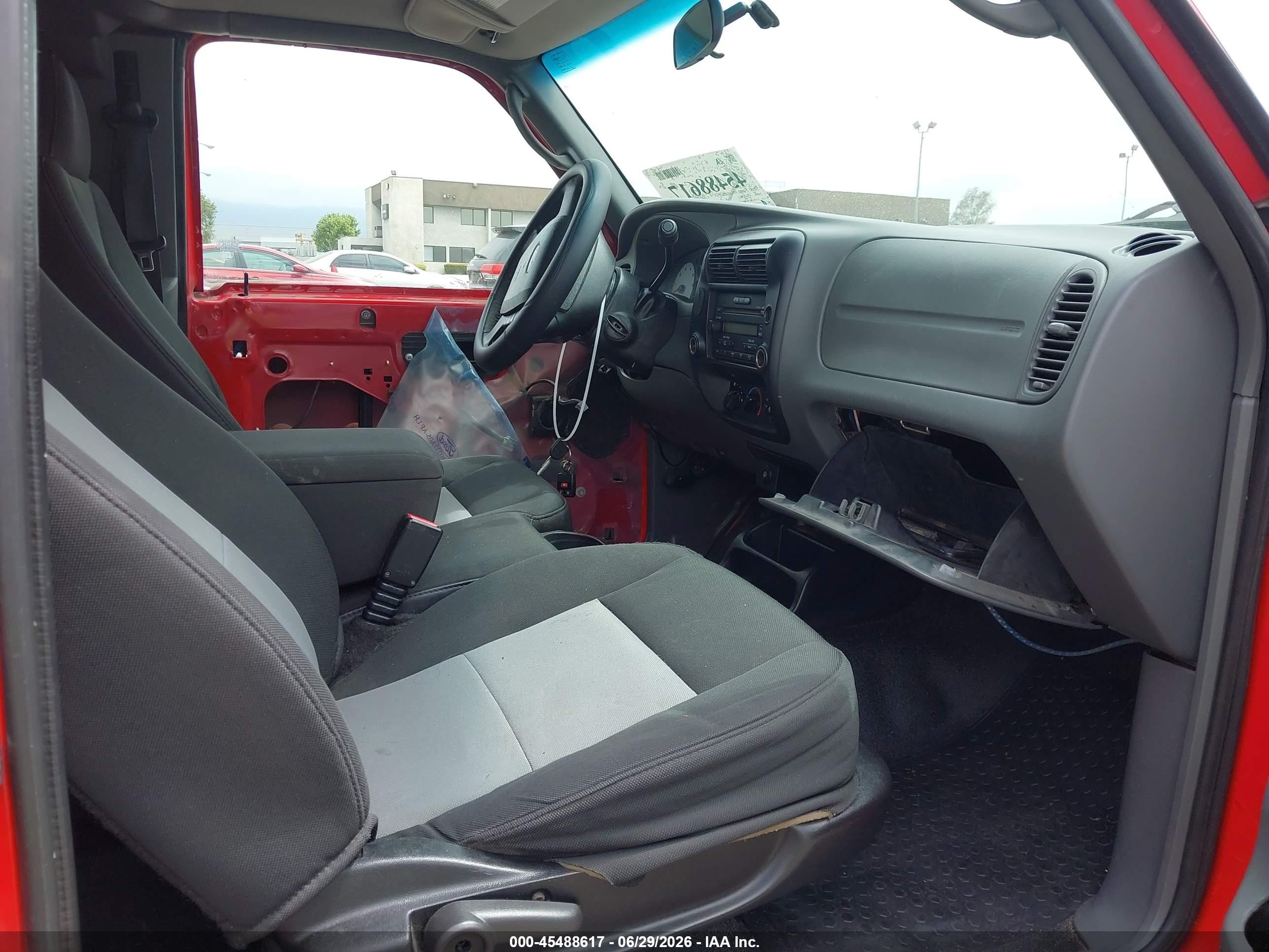 2009 Ford Ranger Sport/xlt Red vin: 1FTYR44E79PA06307