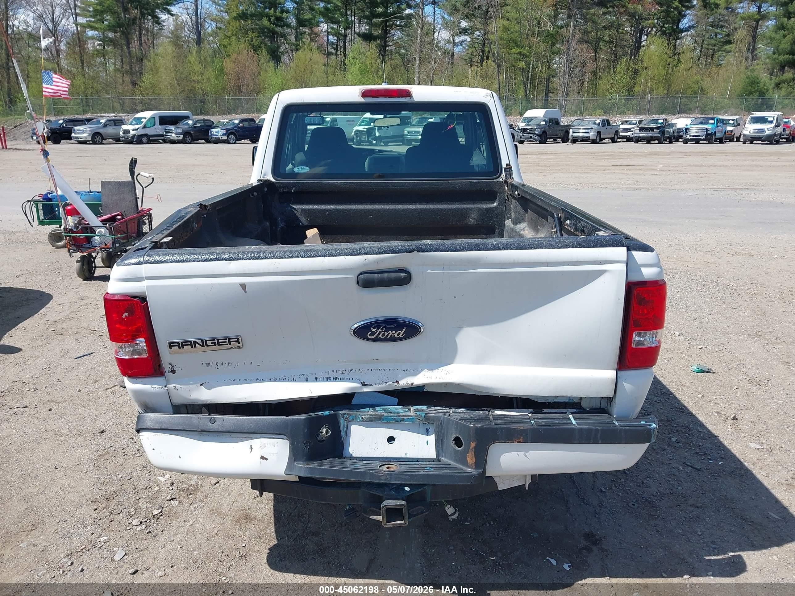 2009 Ford Ranger Sport/xlt White vin: 1FTYR44E79PA54518