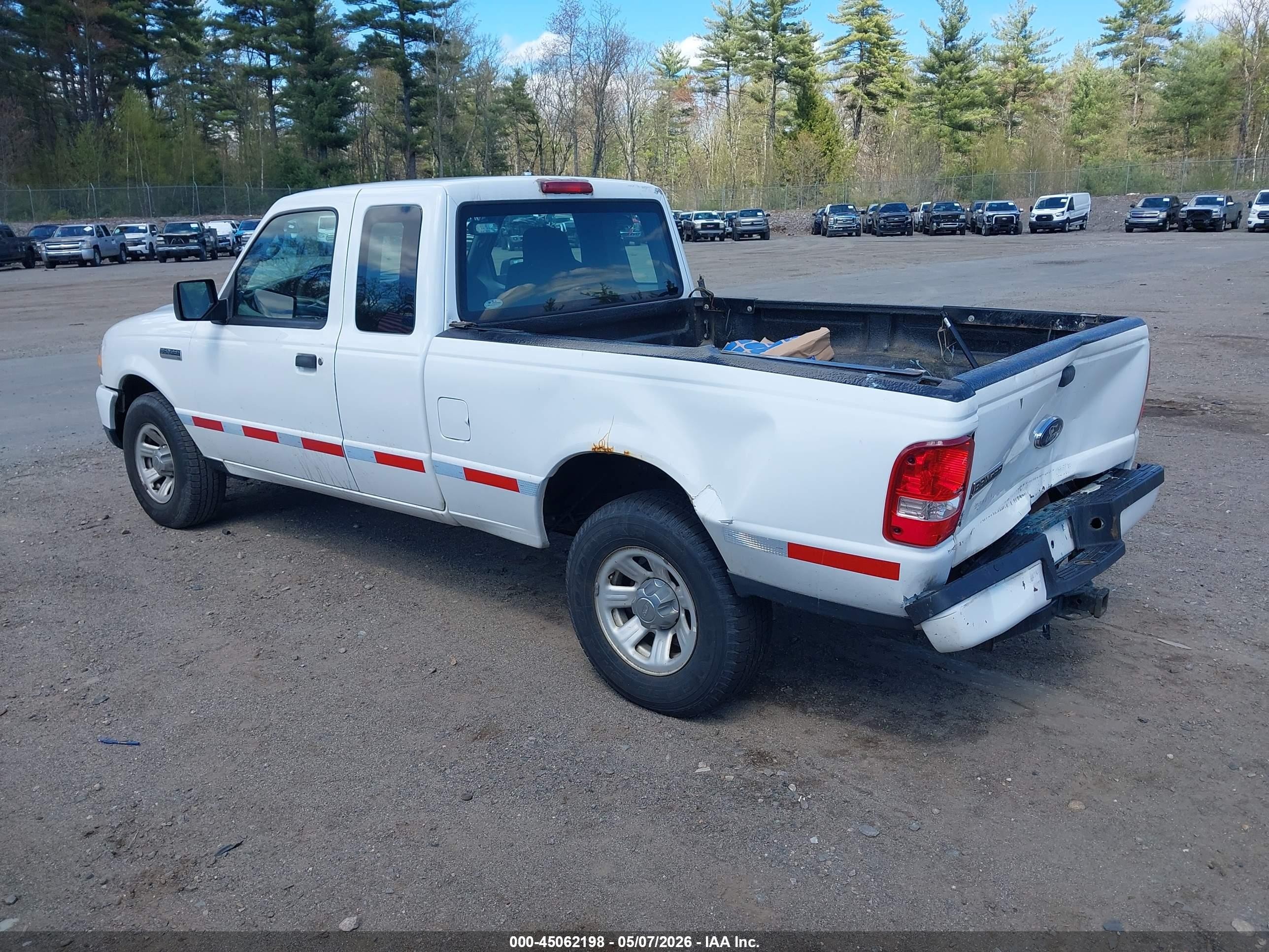 2009 Ford Ranger Sport/xlt White vin: 1FTYR44E79PA54518
