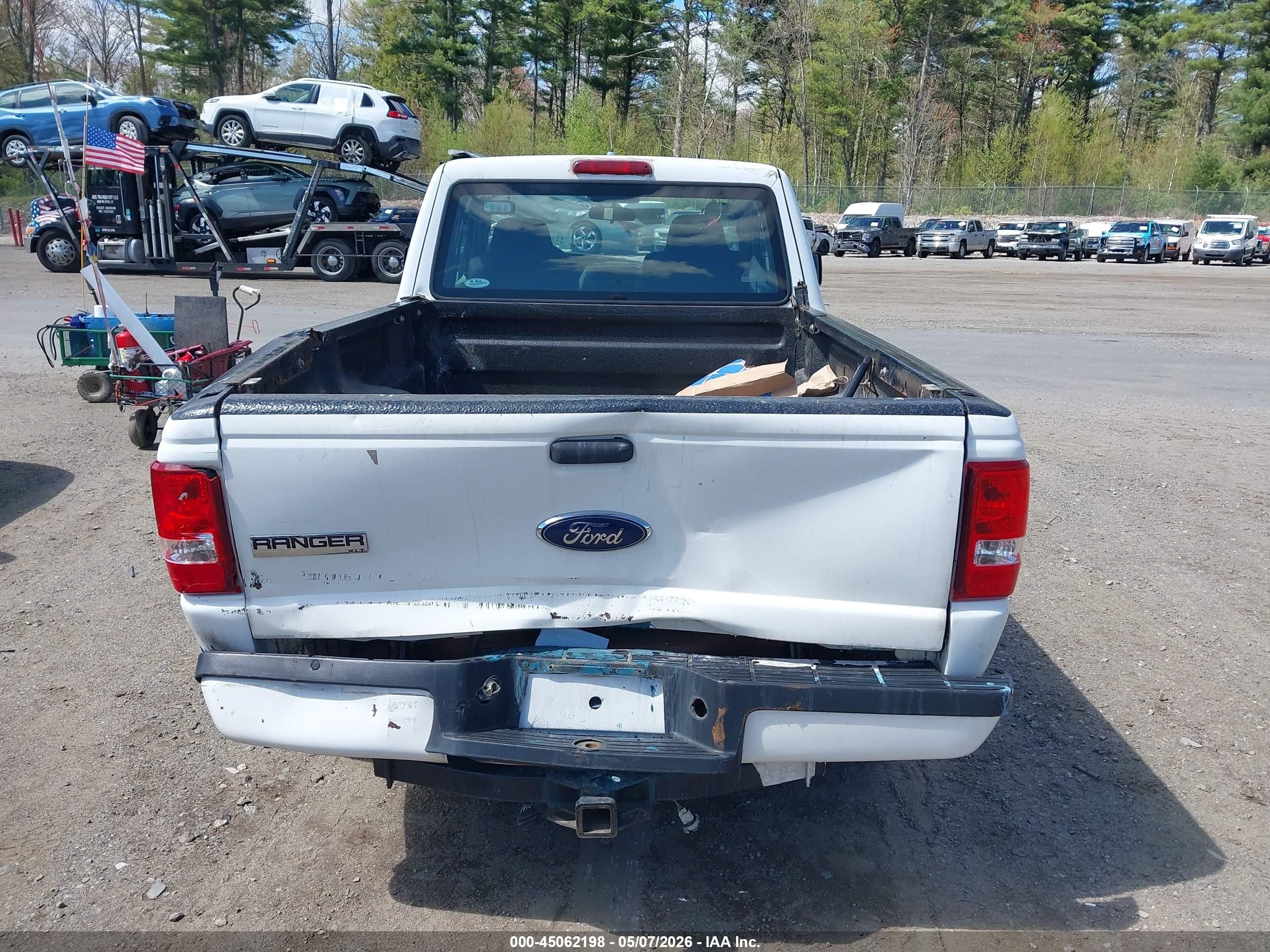 2009 Ford Ranger Sport/xlt White vin: 1FTYR44E79PA54518