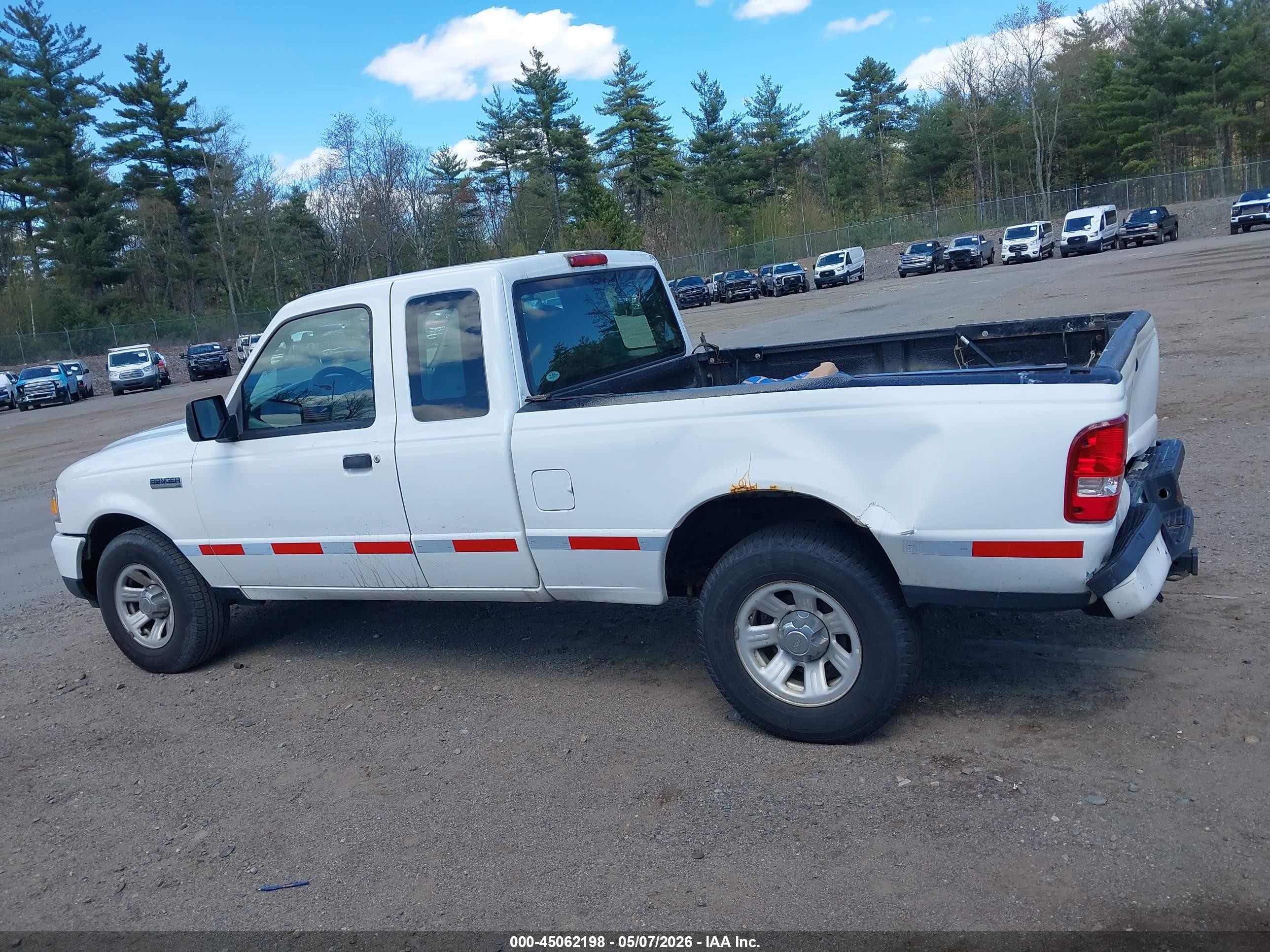 2009 Ford Ranger Sport/xlt White vin: 1FTYR44E79PA54518