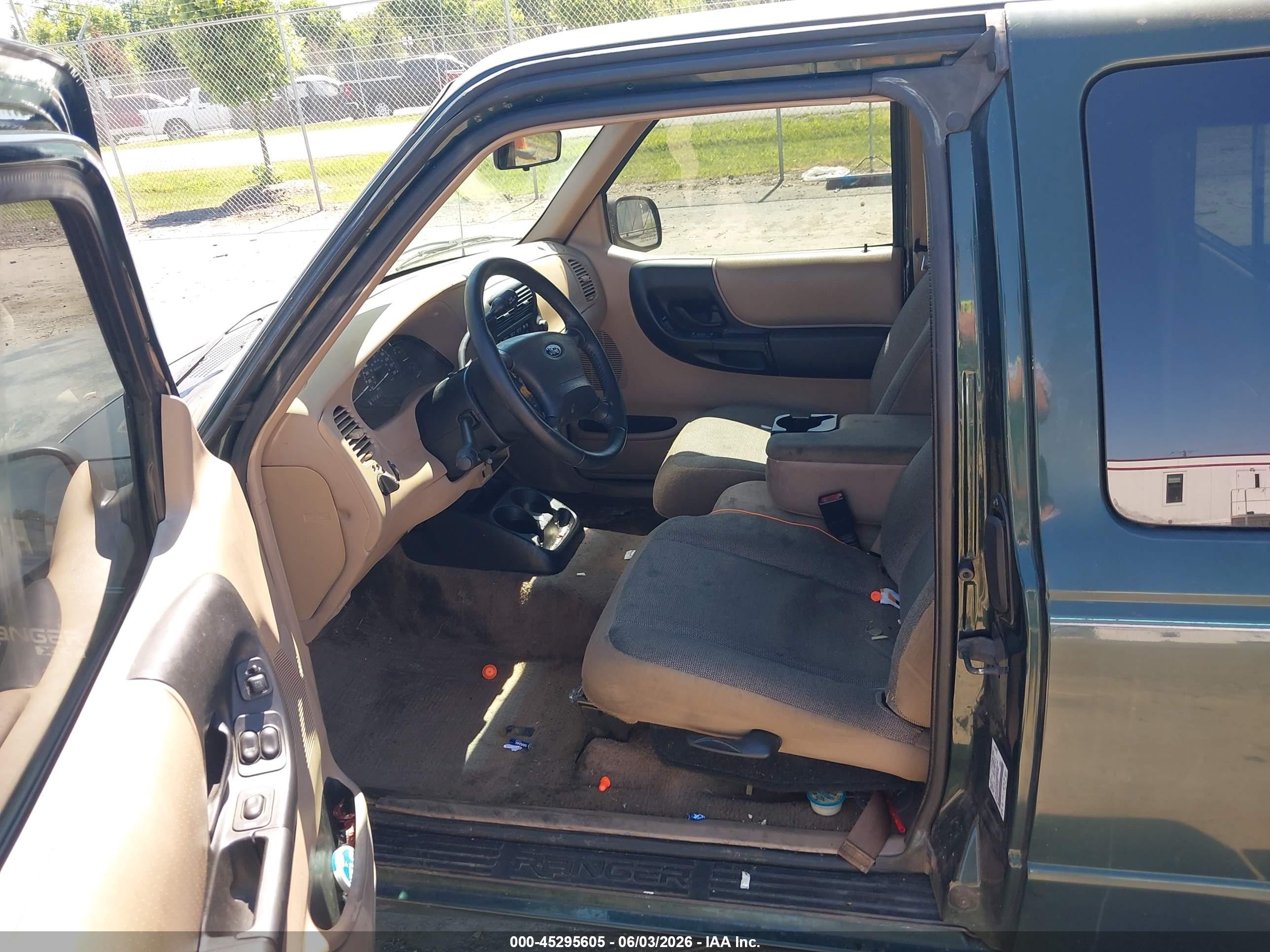 2002 Ford Ranger Xlt Green vin: 1FTYR44E82TA11867