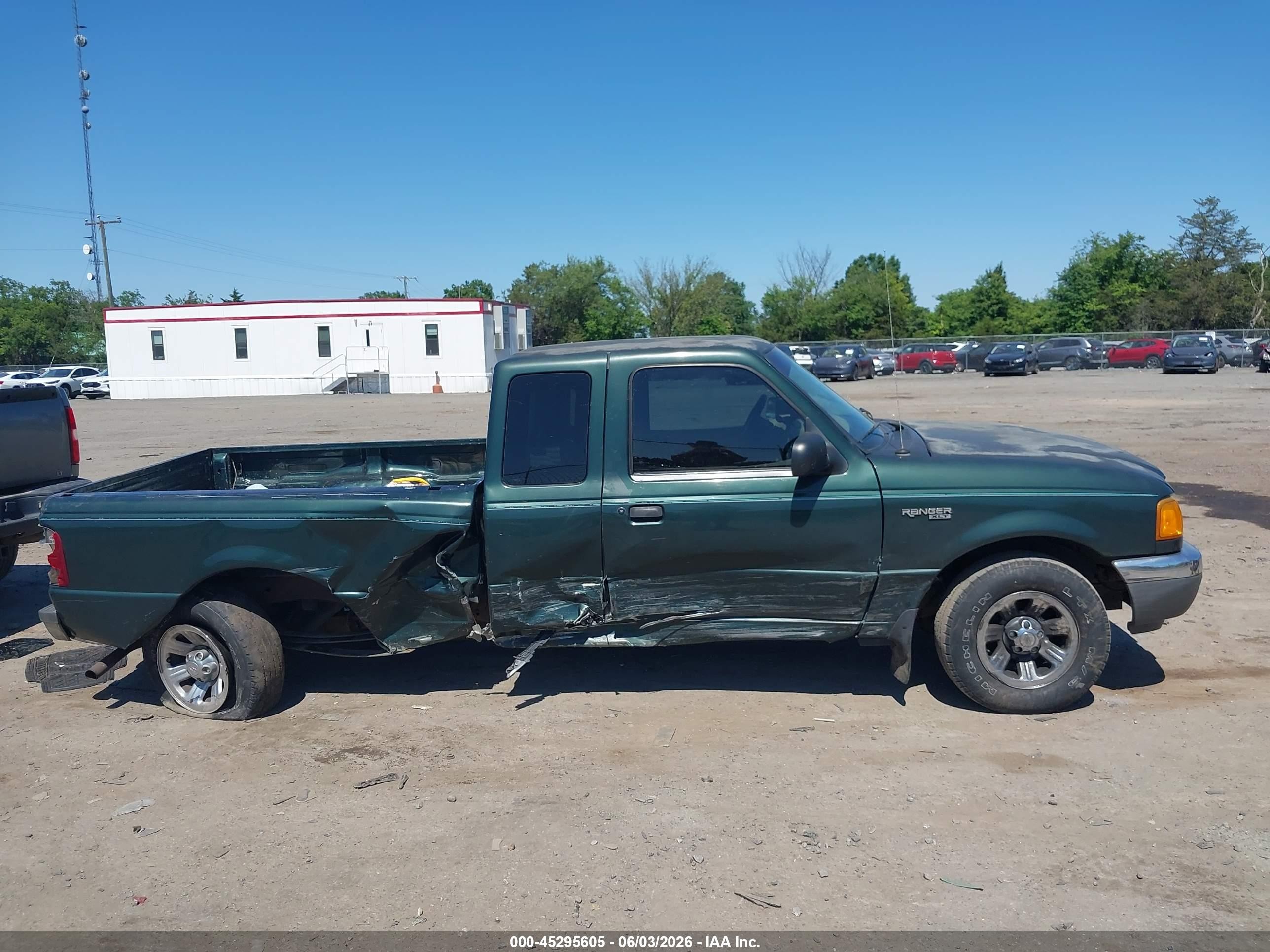2002 Ford Ranger Xlt Green vin: 1FTYR44E82TA11867