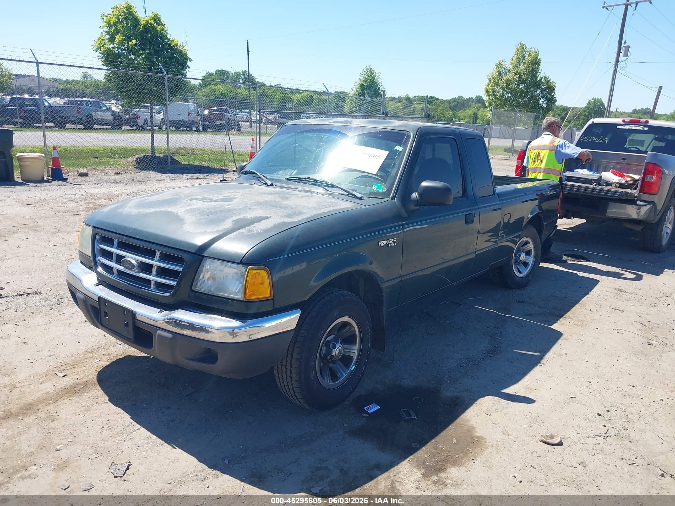 2002 Ford Ranger Xlt Green vin: 1FTYR44E82TA11867