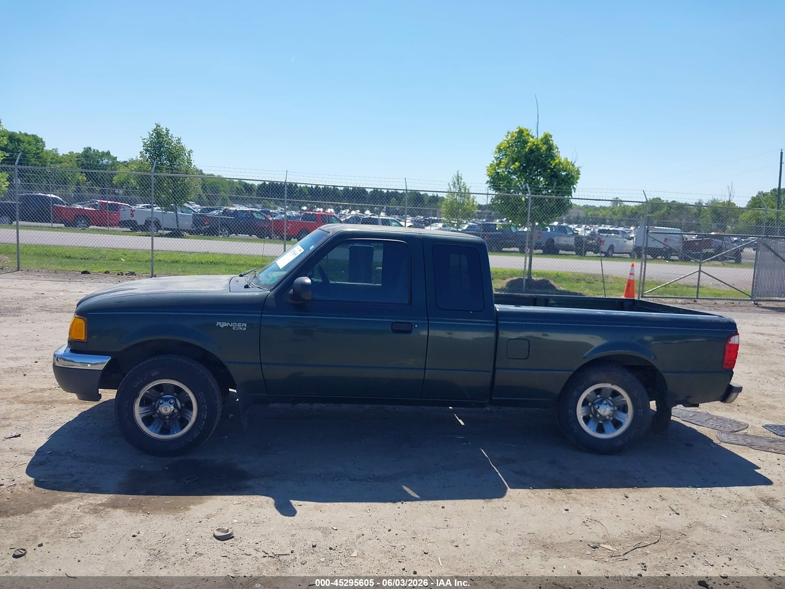 2002 Ford Ranger Xlt Green vin: 1FTYR44E82TA11867