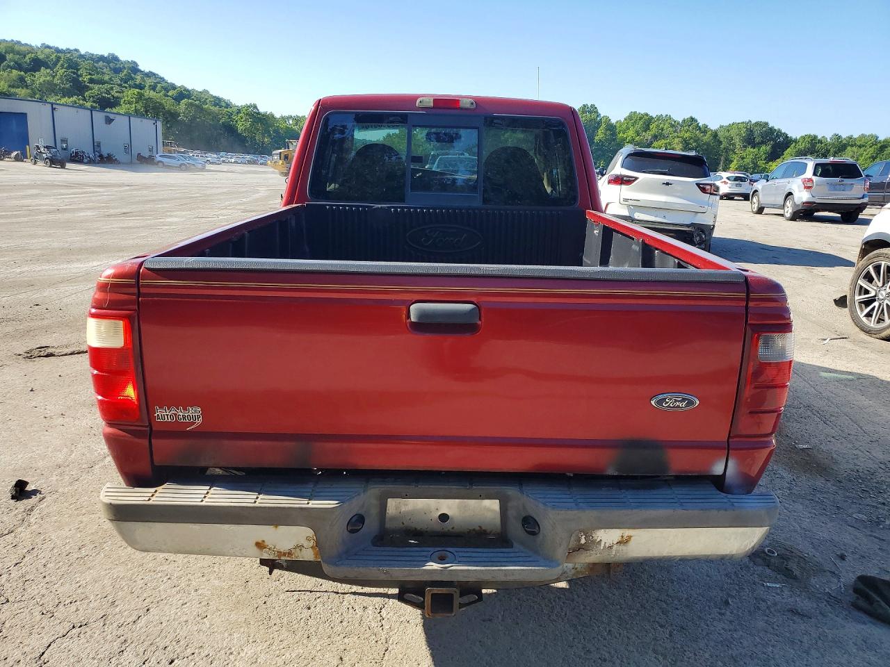 2003 Ford Ranger Super Cab Red vin: 1FTYR44E83TA09487