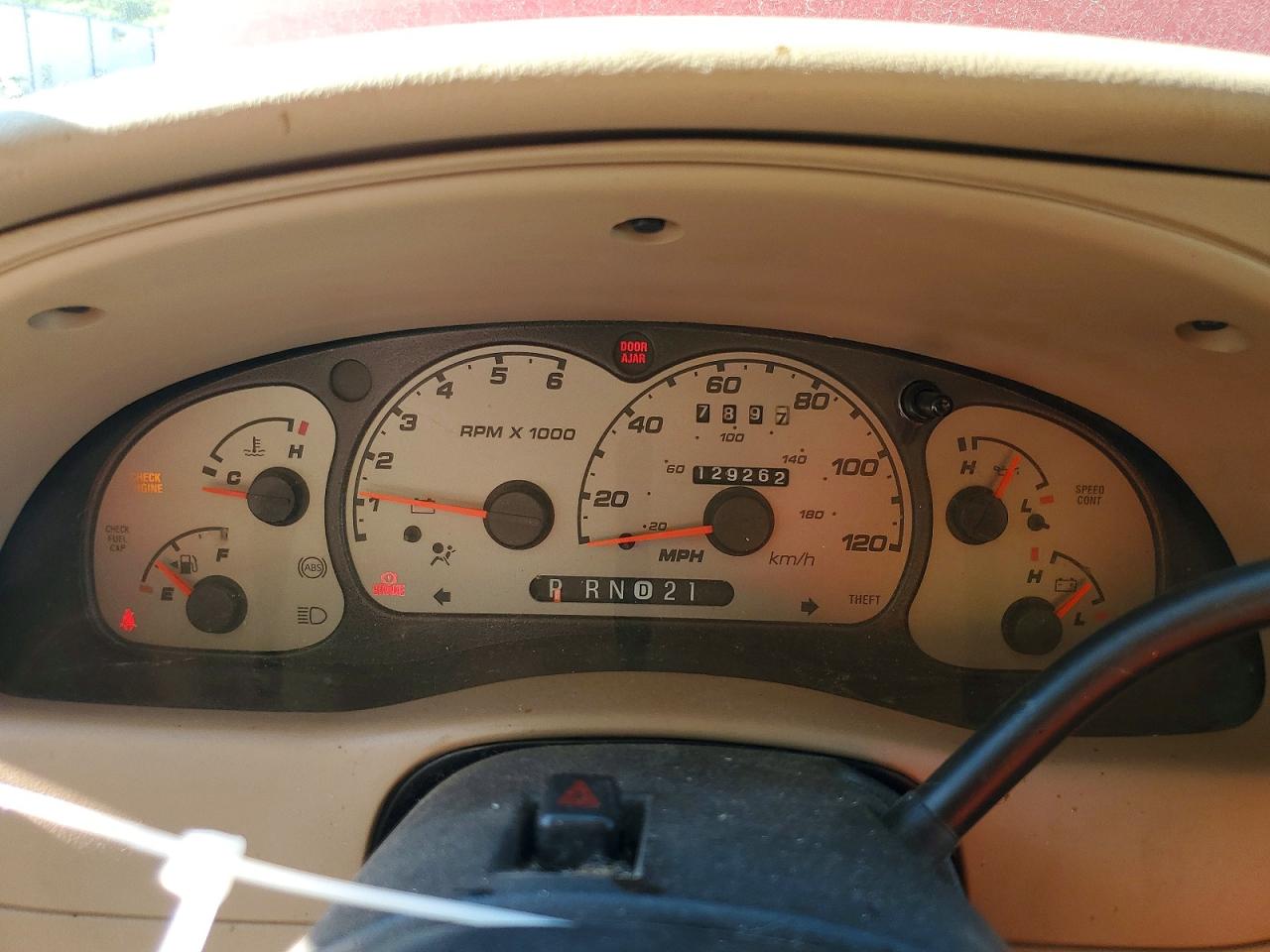 2003 Ford Ranger Super Cab Red vin: 1FTYR44E83TA09487
