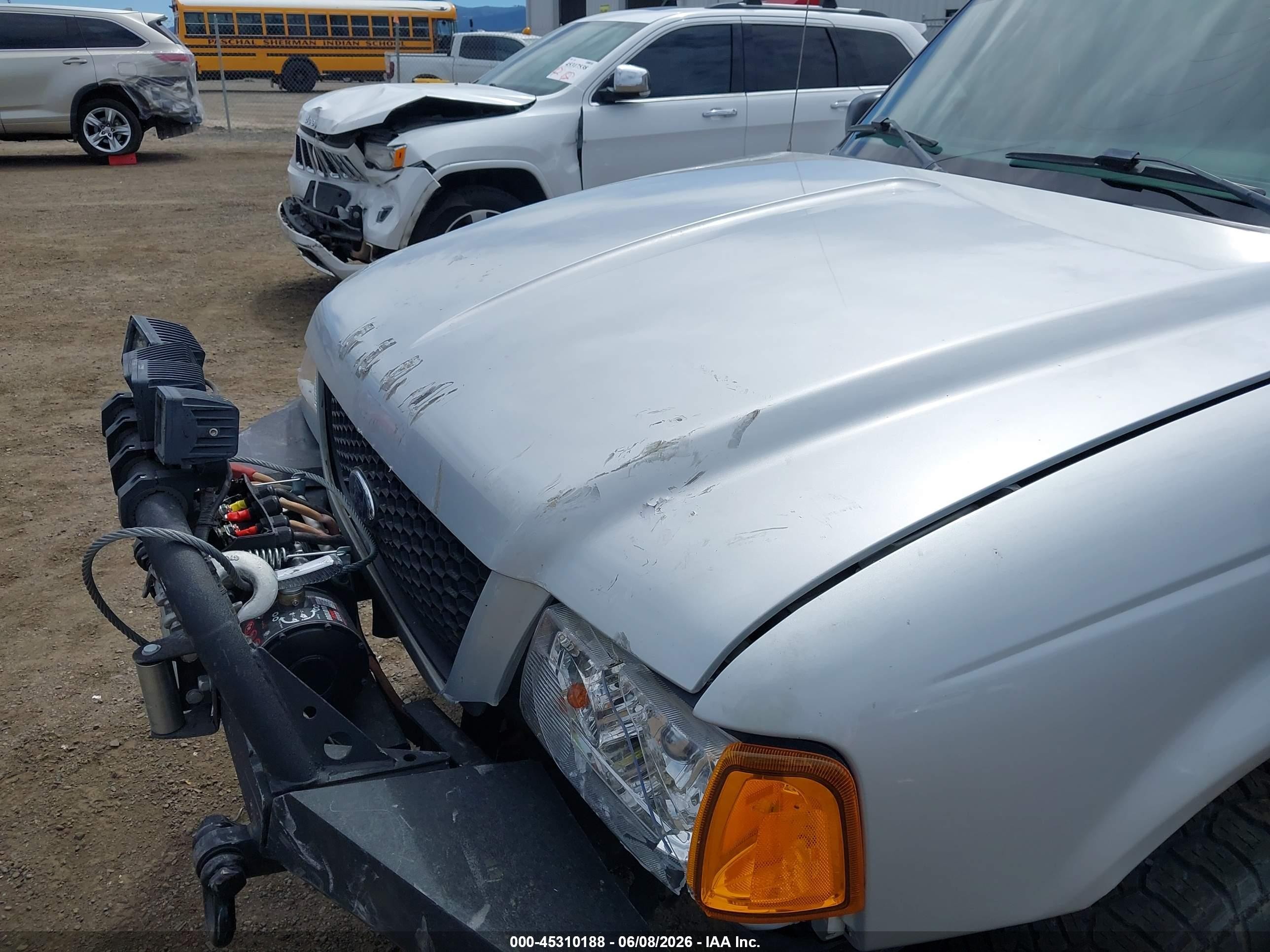 2003 Ford Ranger Xlt Silver vin: 1FTYR44E93PB29100