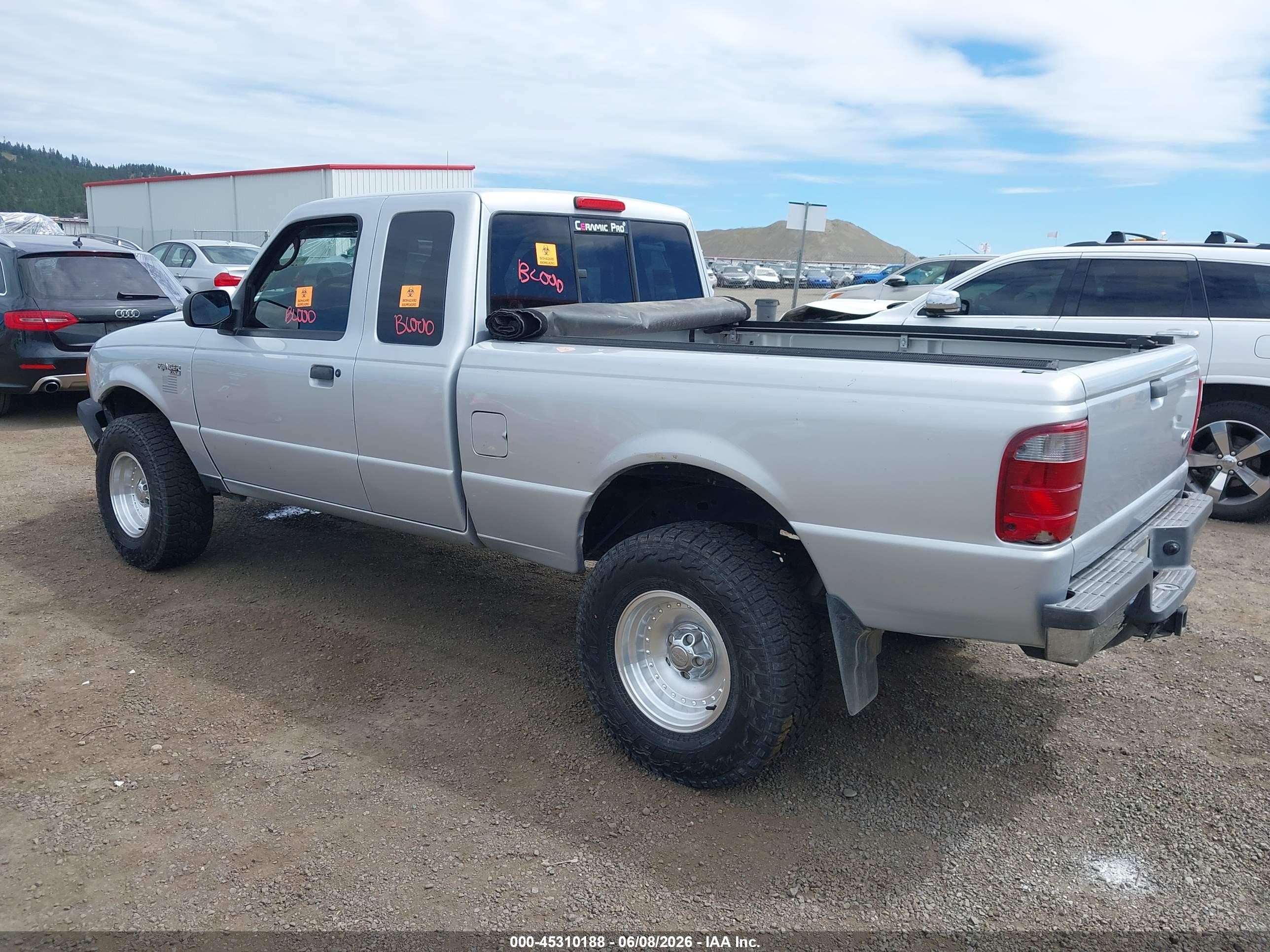 2003 Ford Ranger Xlt Silver vin: 1FTYR44E93PB29100