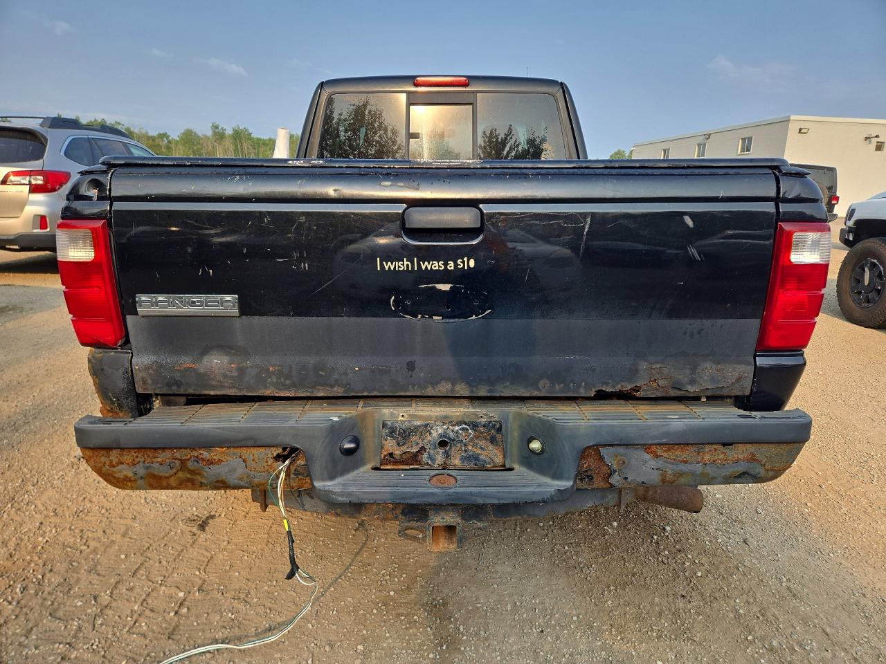 2003 Ford Ranger Super Cab Black vin: 1FTYR44E93TA36584