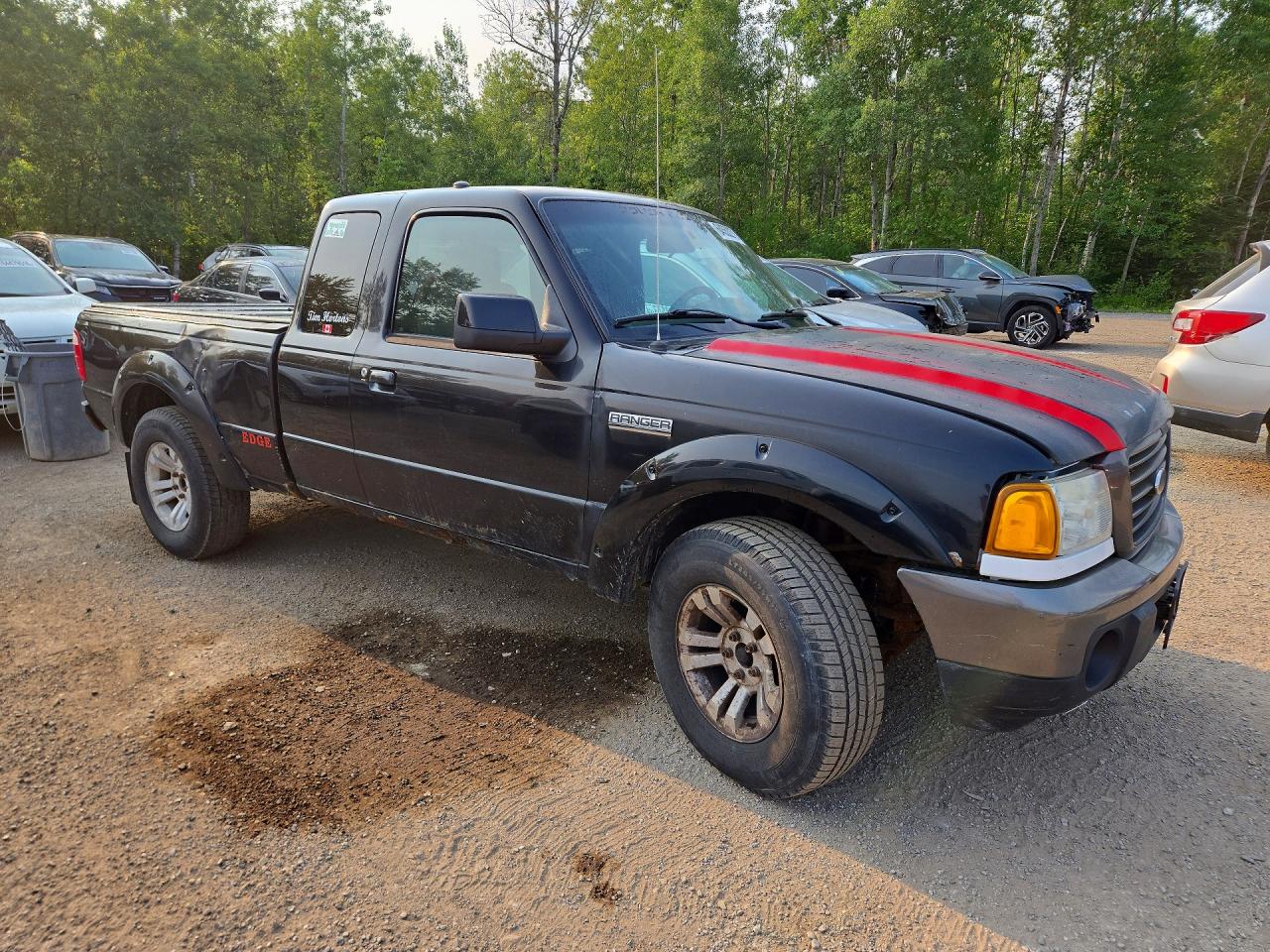 2003 Ford Ranger Super Cab Black vin: 1FTYR44E93TA36584